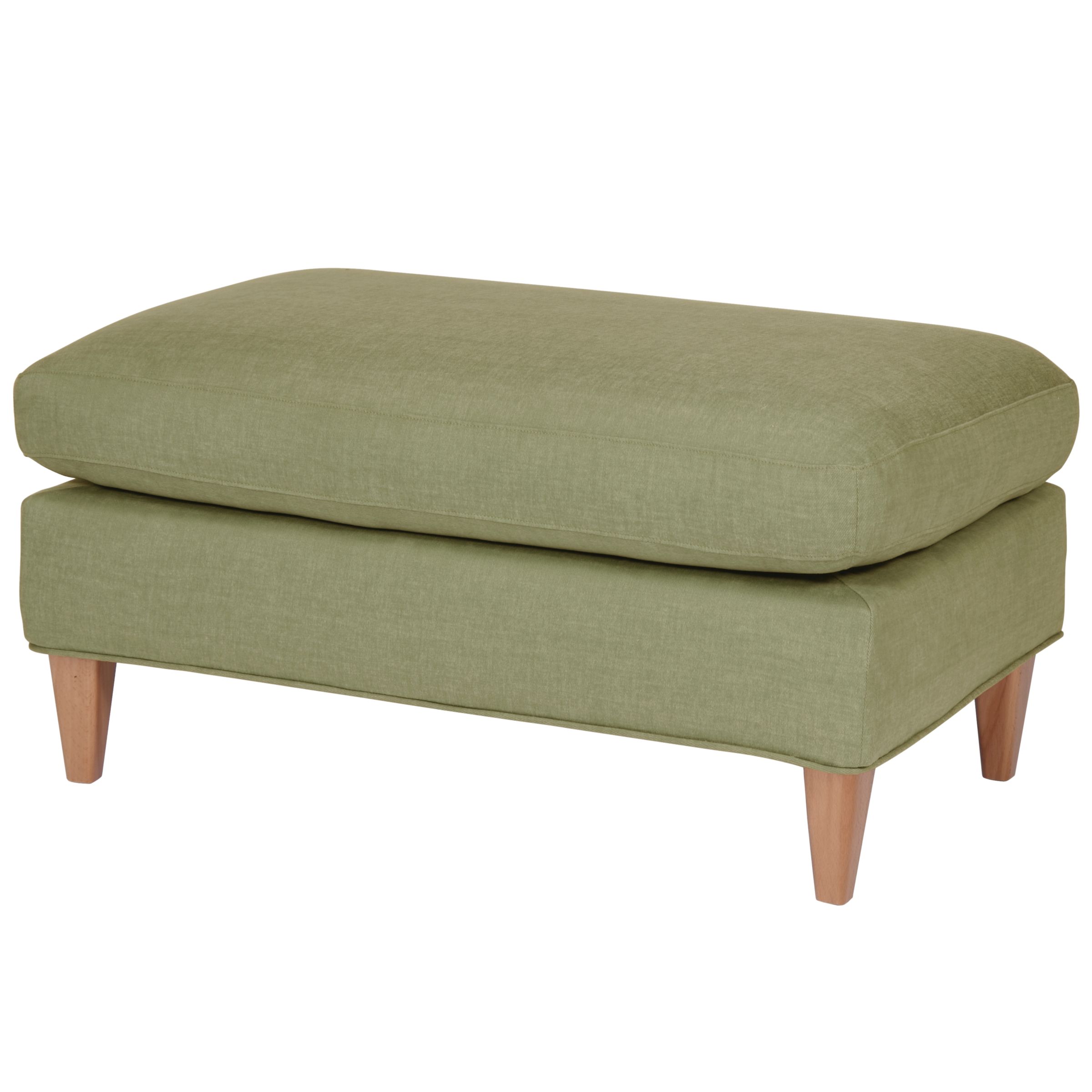 John Lewis Bailey Footstool, Olive at John Lewis