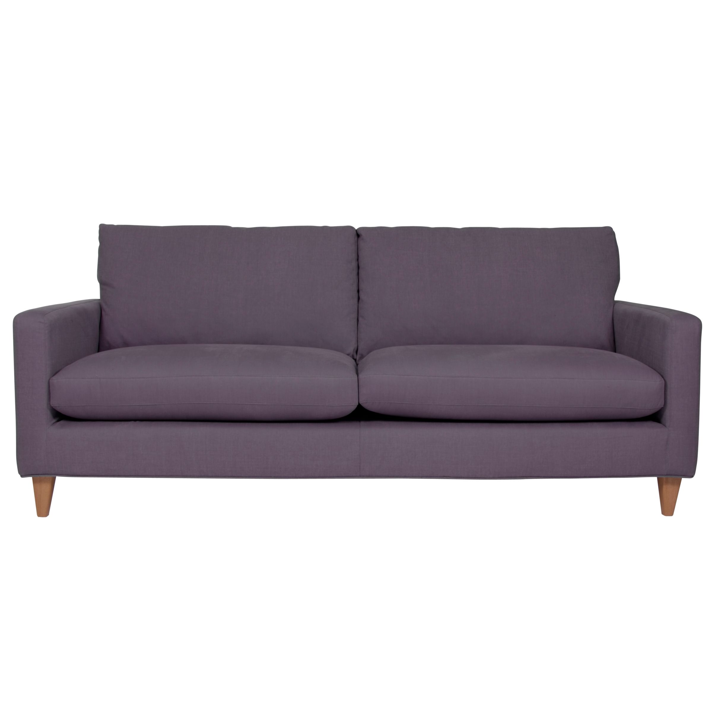 John Lewis Bailey Grand Sofa, Grape at John Lewis