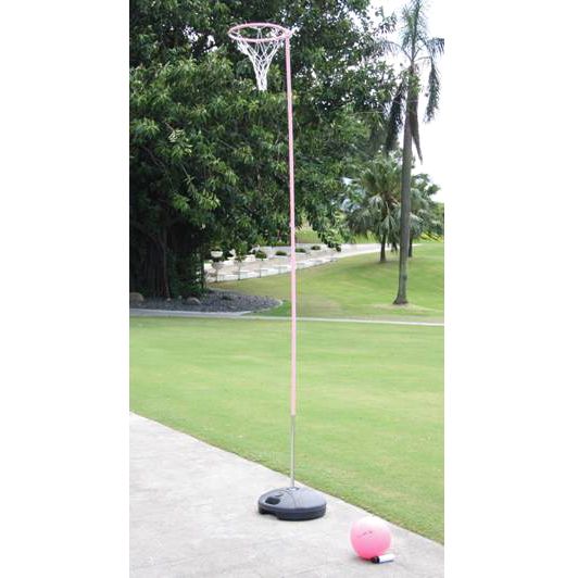 Riley Netball Post with Stand, Pink