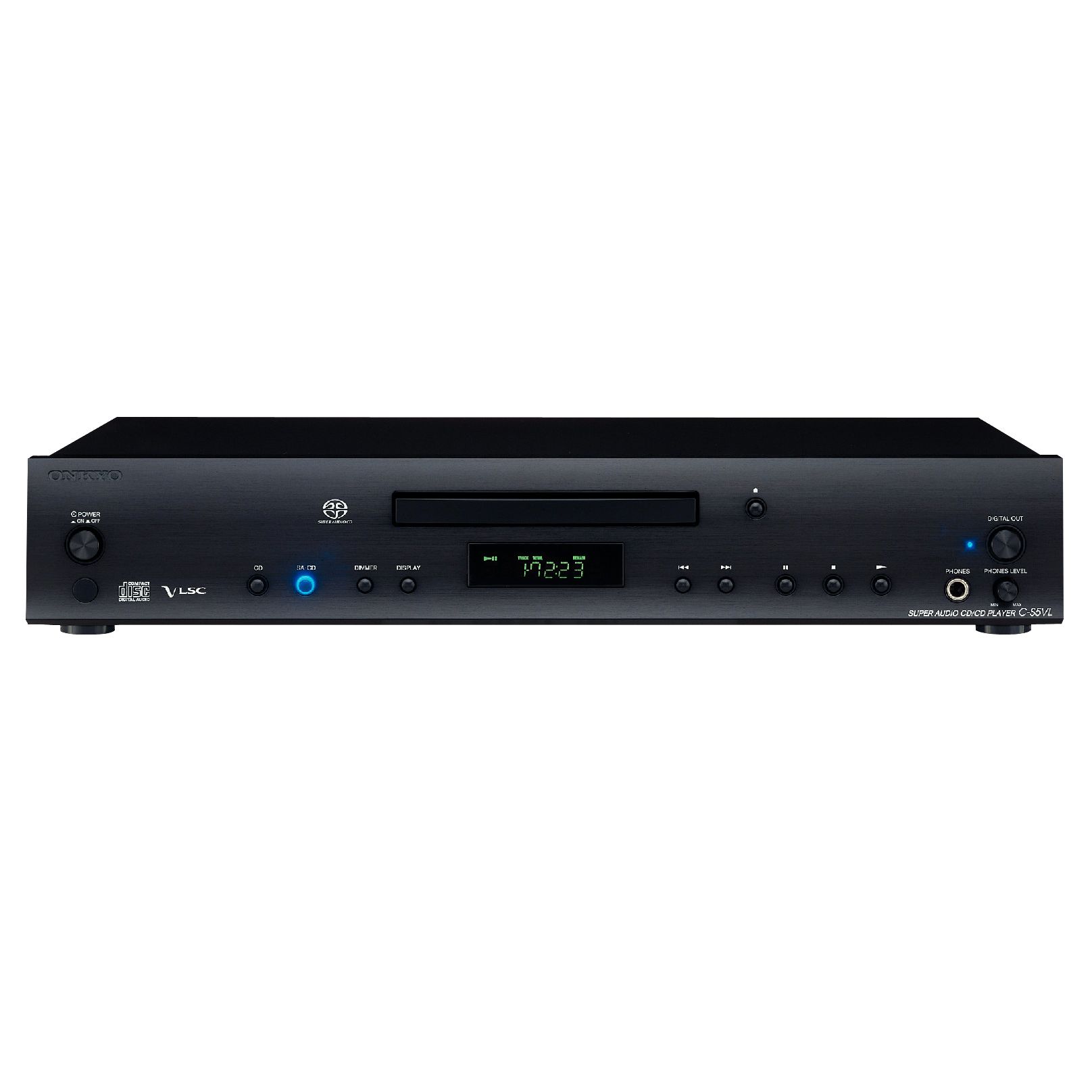 Onkyo C-S5VLB Super Audio CD Player, Black at John Lewis