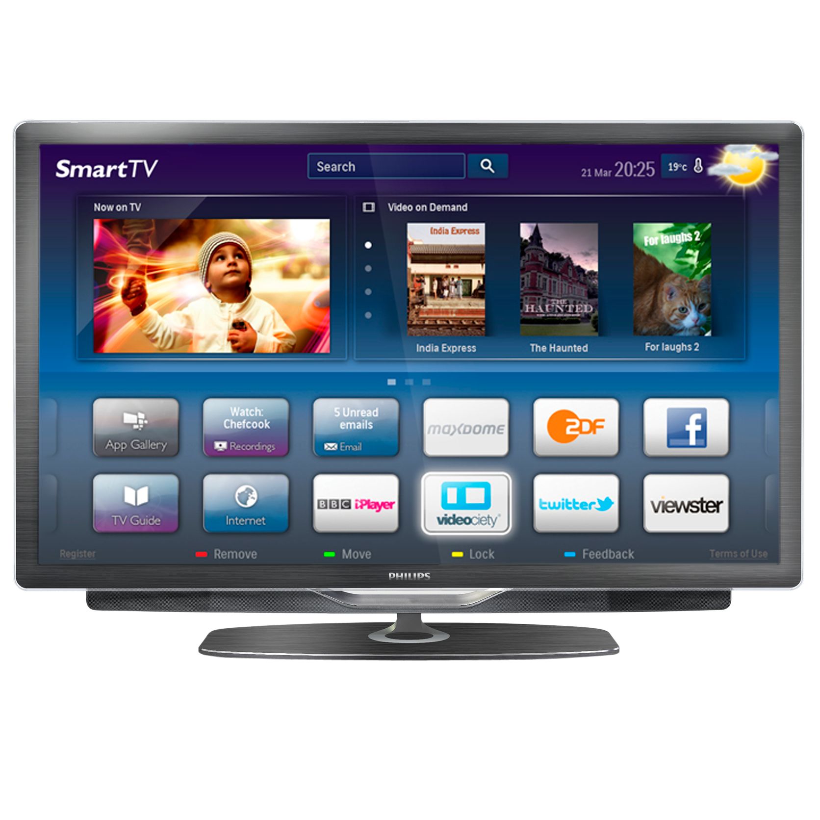 Philips 46PFL9705H/05 LCD/LED HD 1080p 3D Television, 46 Inch at JohnLewis
