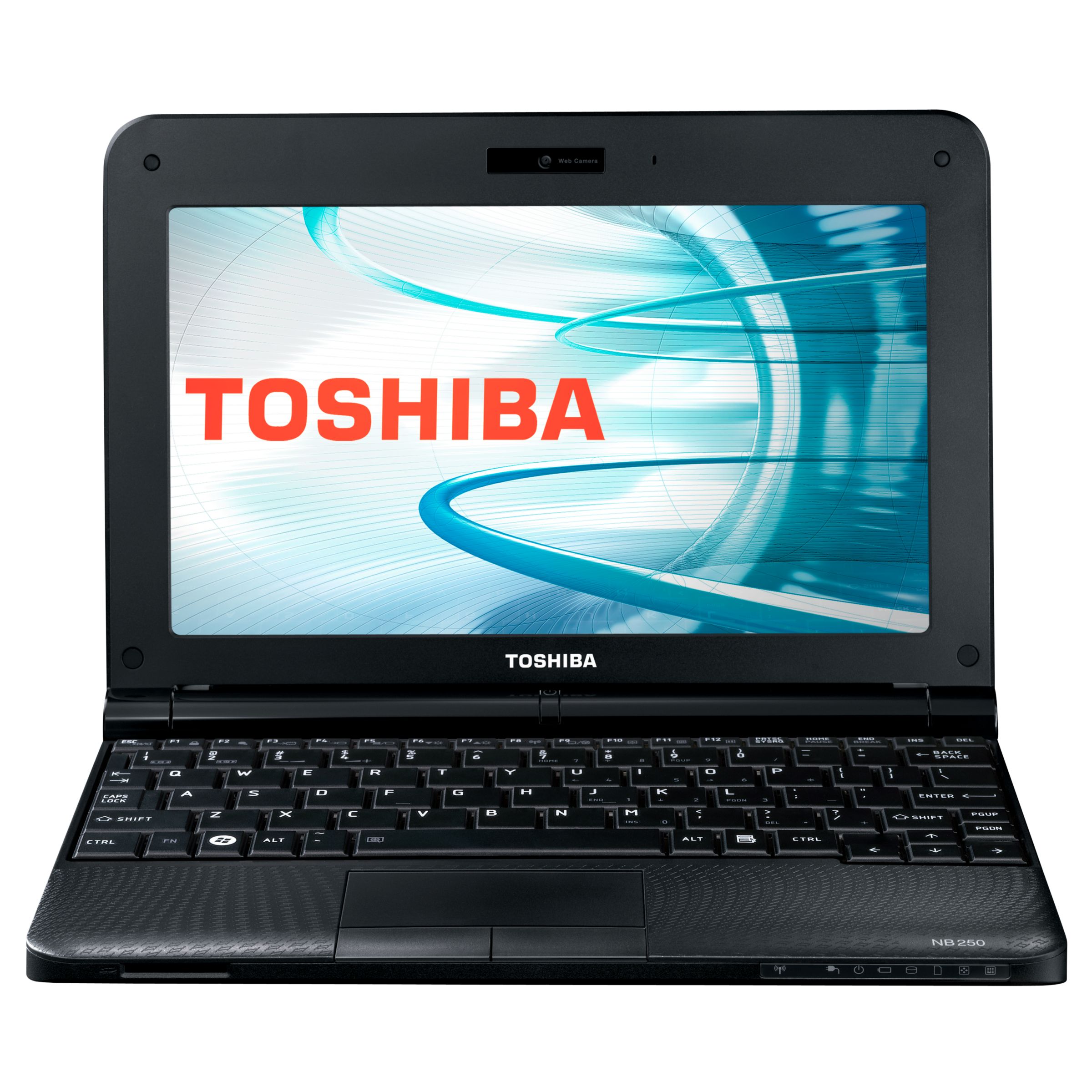 Toshiba NB250-107 Netbook, 1.66GHz with 10.1 Inch Display, Black at JohnLewis