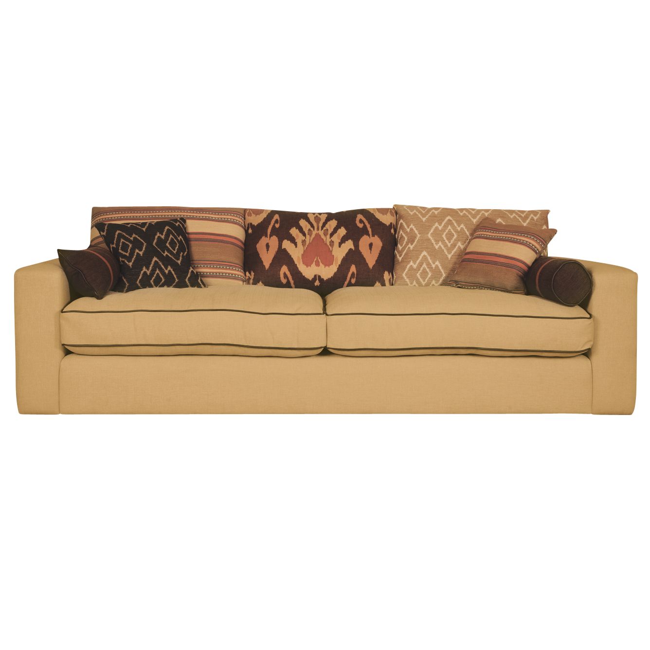 John Lewis Casablanca Grand Sofa, Sepia at John Lewis