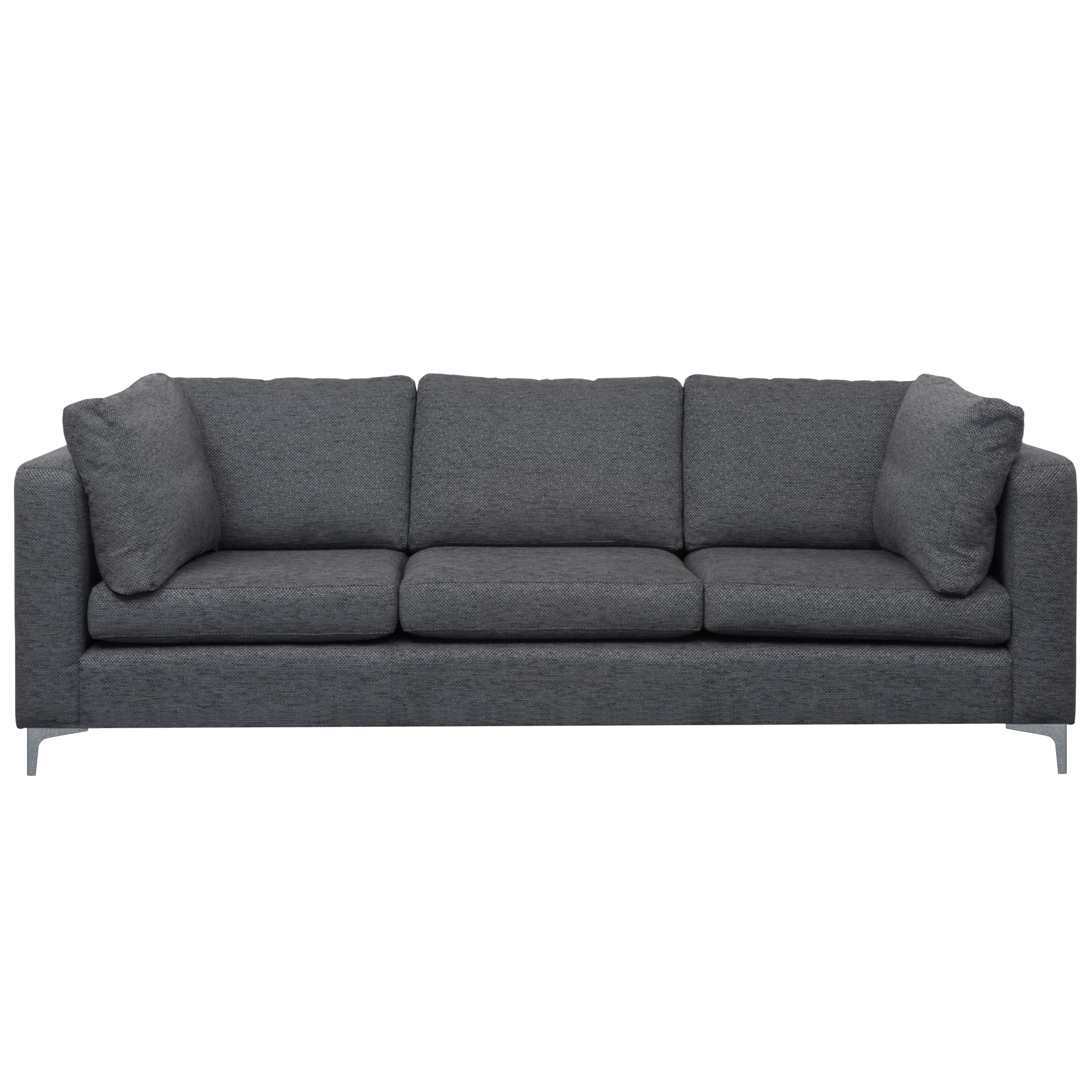 John Lewis Concept Grand Sofa, Zinc at John Lewis