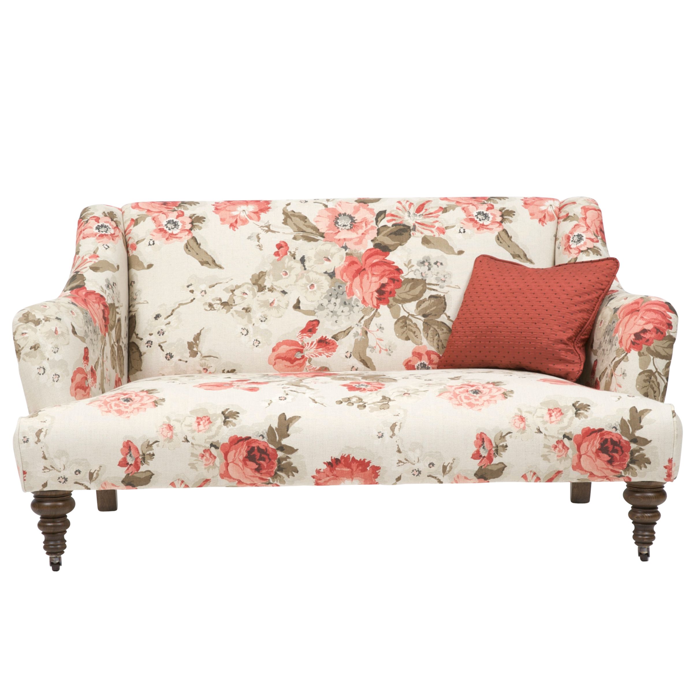 John Lewis Dickens Small Sofa, Redcurrant at John Lewis