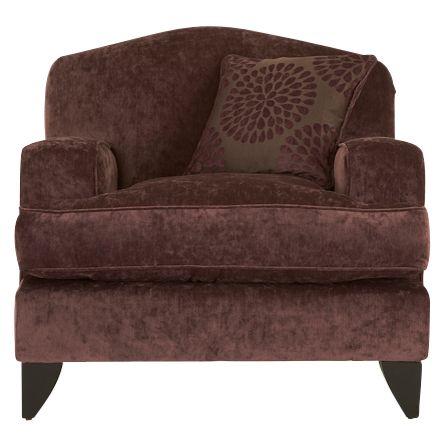 John Lewis Venice Armchair, Aubergine at John Lewis