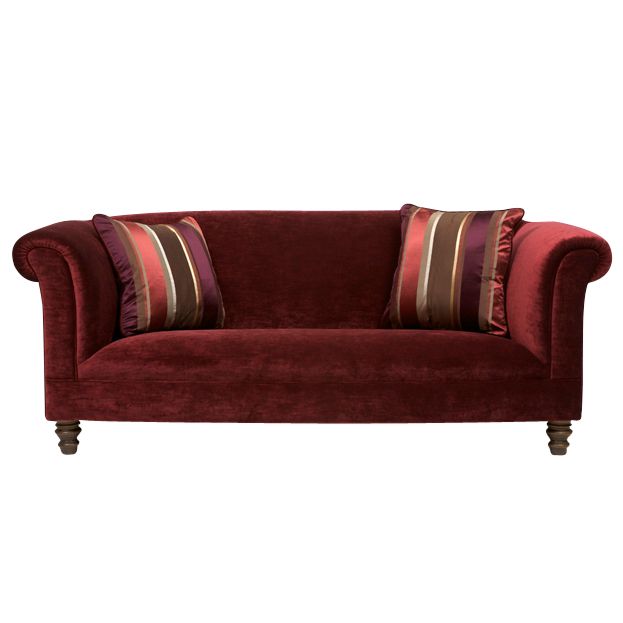 John Lewis Gable Medium Sofa, Althorpe Cassis at JohnLewis