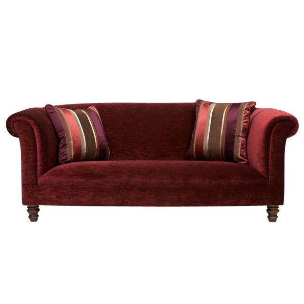 John Lewis Gable Medium Sofa, Althorpe Cassis at JohnLewis