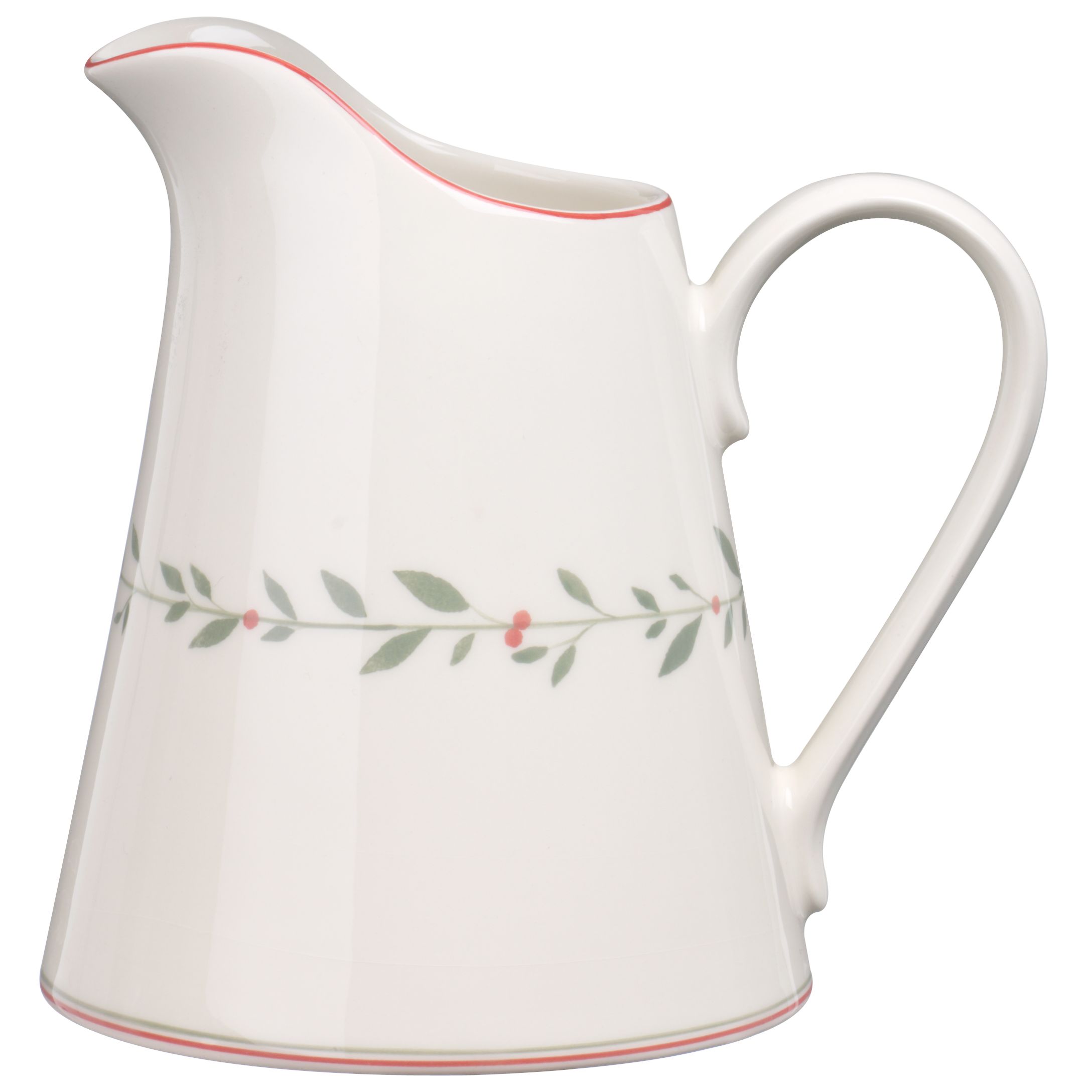 John Lewis Robin & Laurel Christmas Jug, Medium. 0.5L