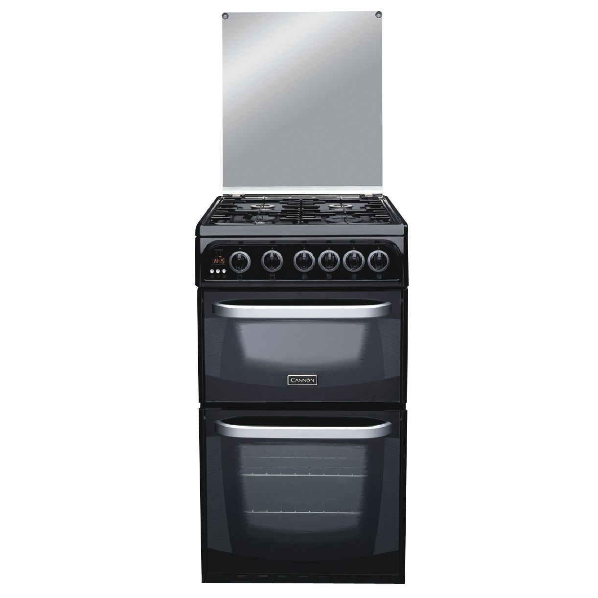 Cannon C50GCKF Coniston Gas Cooker, Black at John Lewis