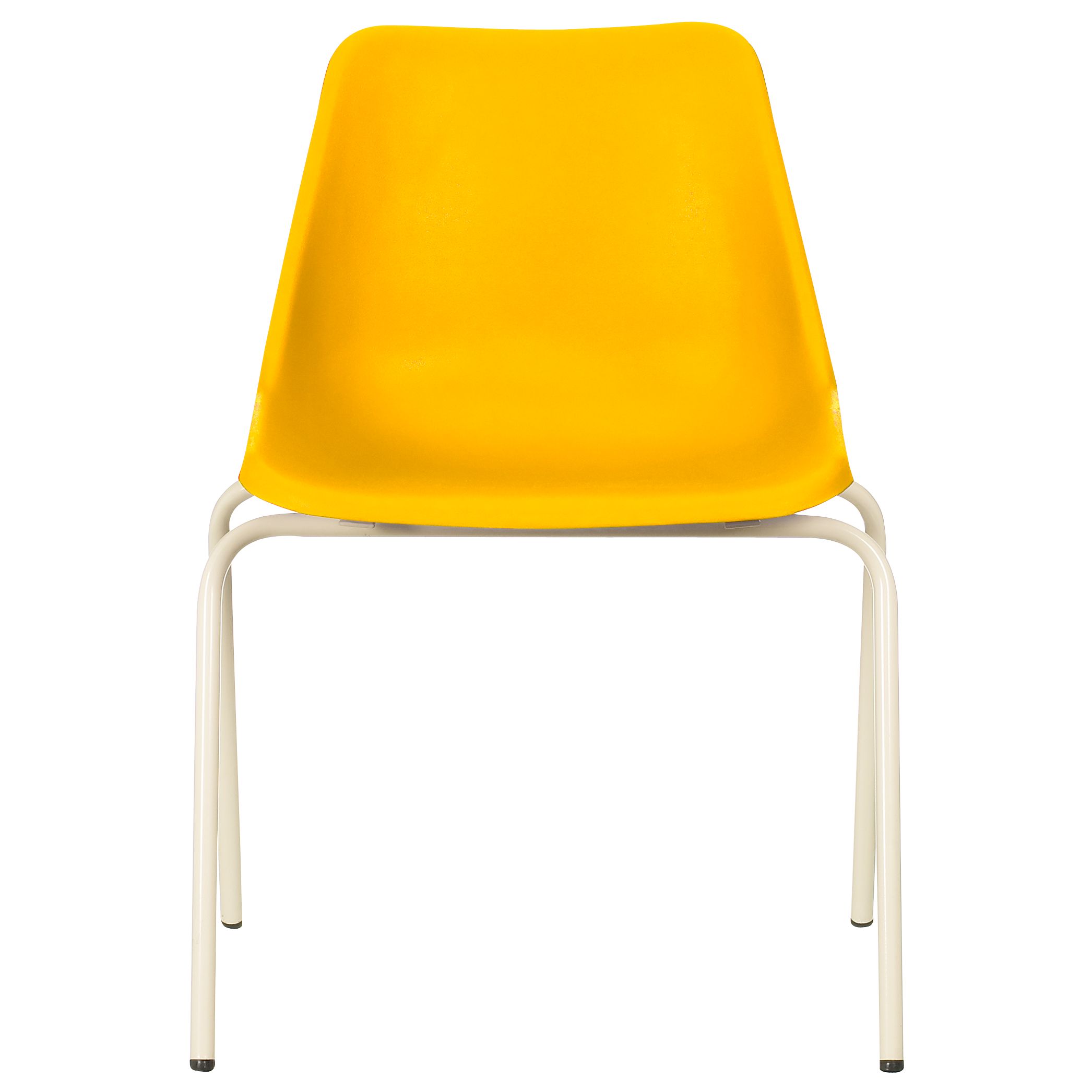 John Lewis Polypropylene Side Chair, Yellow