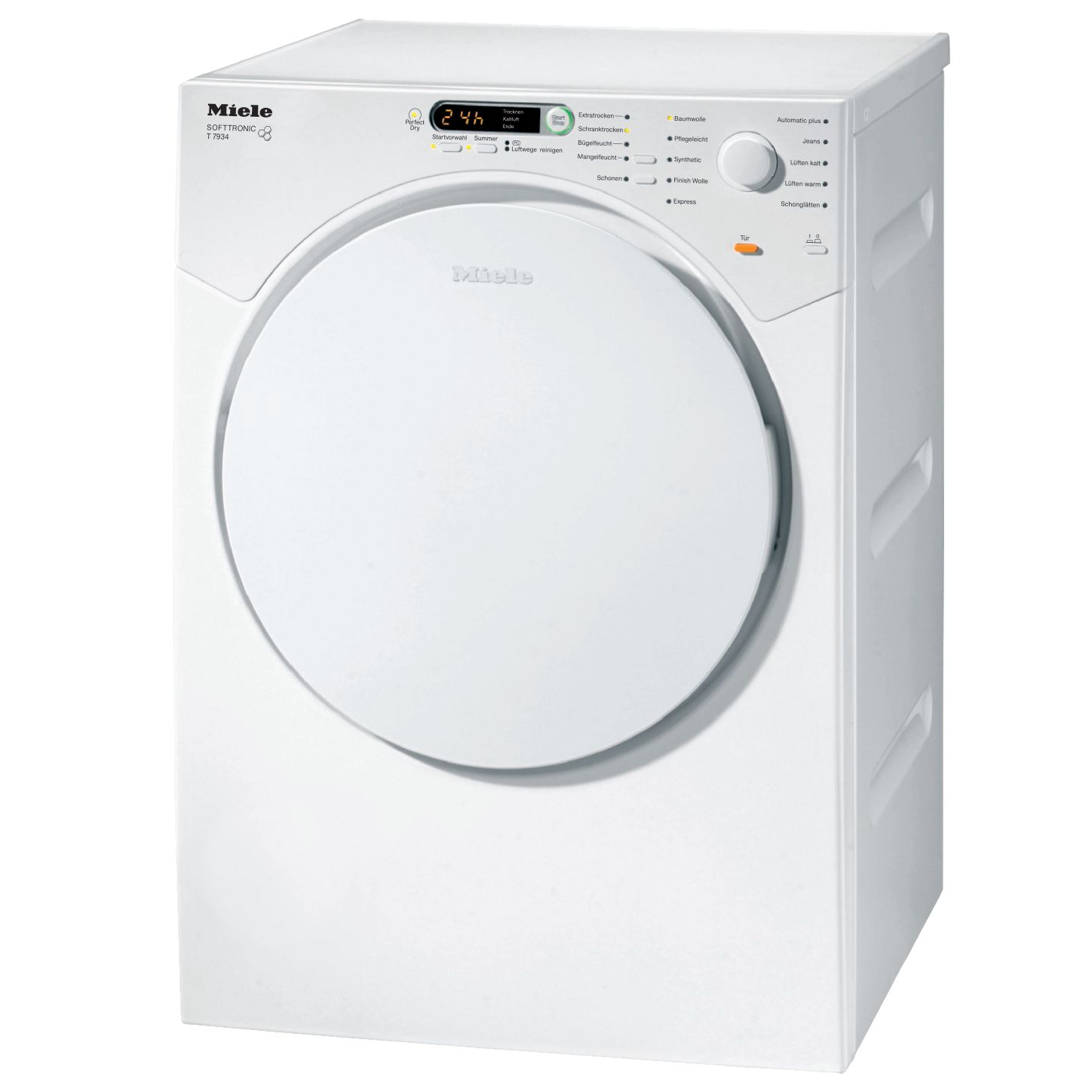 Miele T7934 Vented Tumble Dryer, White at John Lewis