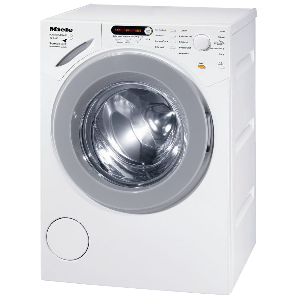 Miele W1945 EcoComfort Washing Machine, White at John Lewis