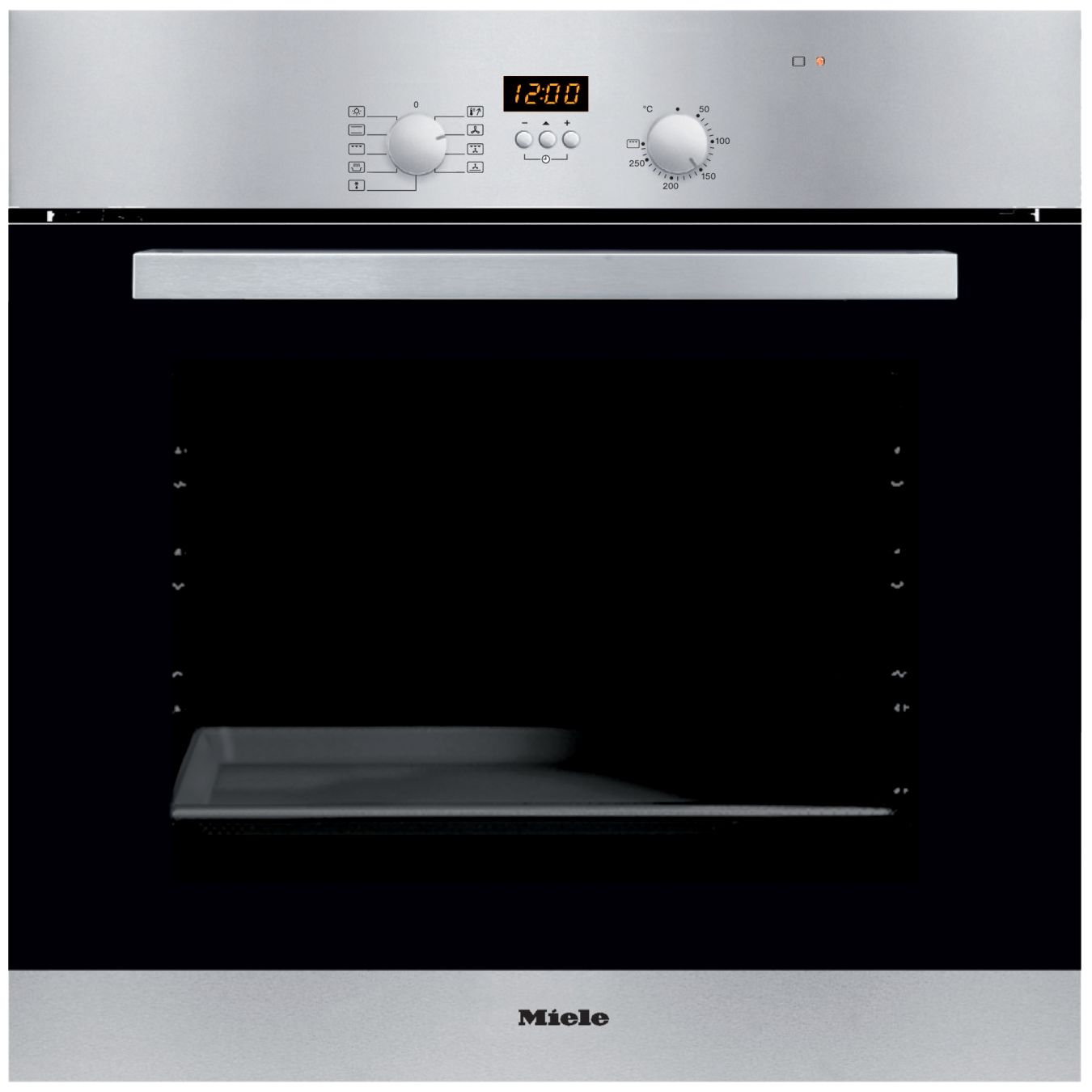 Miele H4412B Single Electric Oven, Stainless Steel at John Lewis