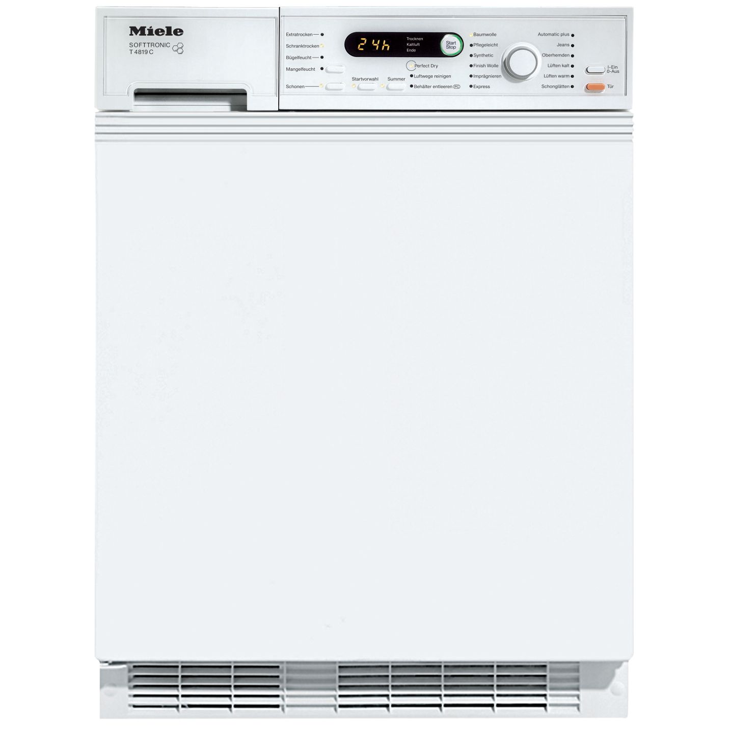 Miele T4819Ci Condenser Tumble Dryer, White at JohnLewis