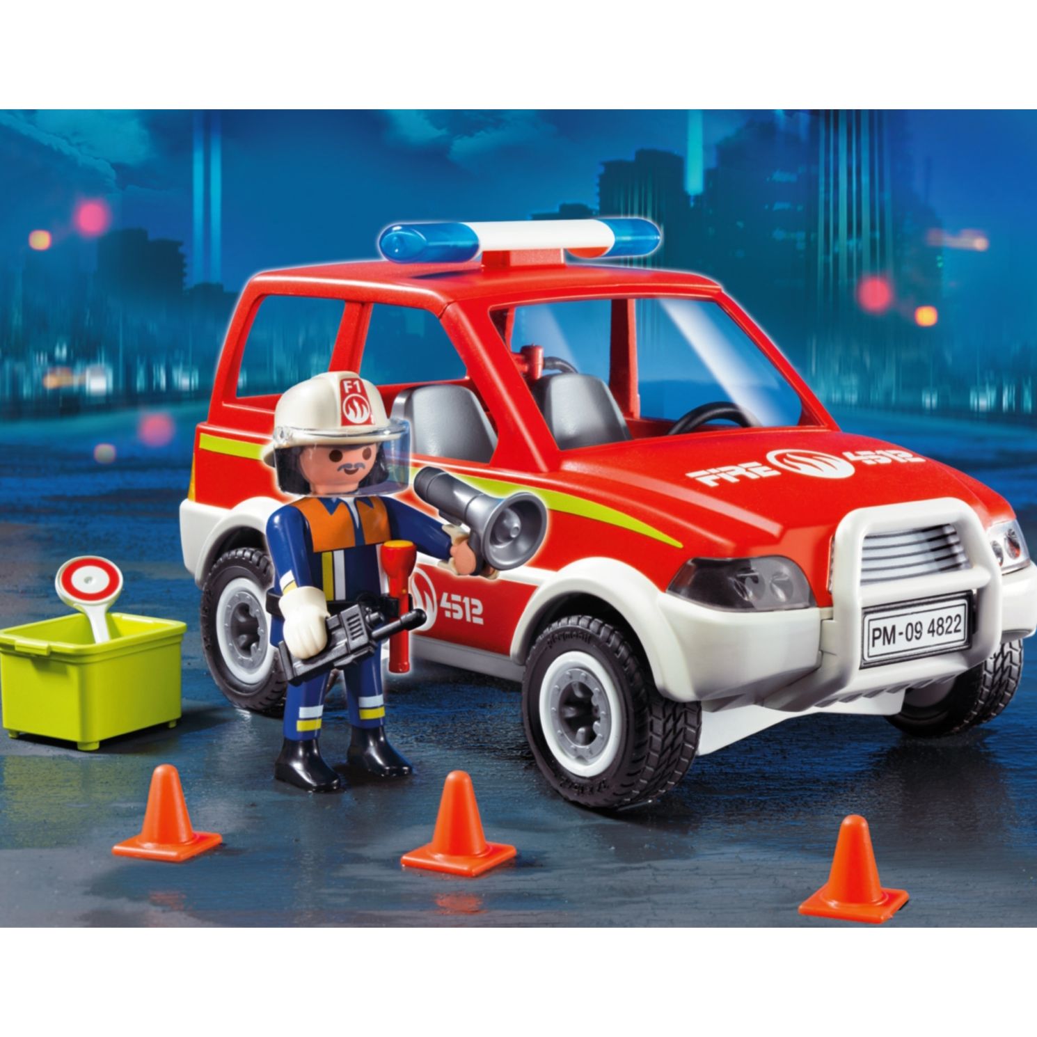 Playmobil Fire Chiefs Car
