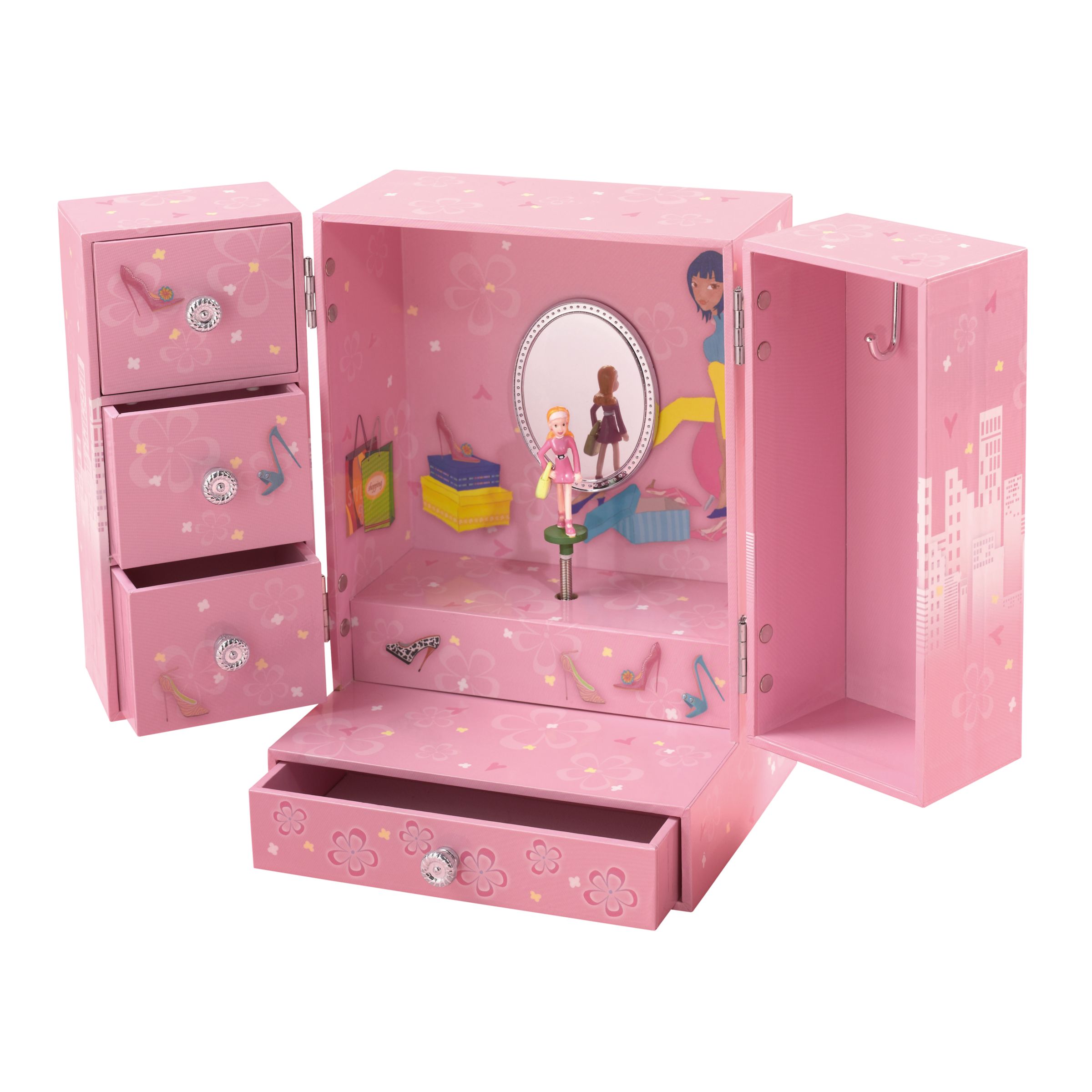 Girl Fashion Wardrobe Jewellery Box