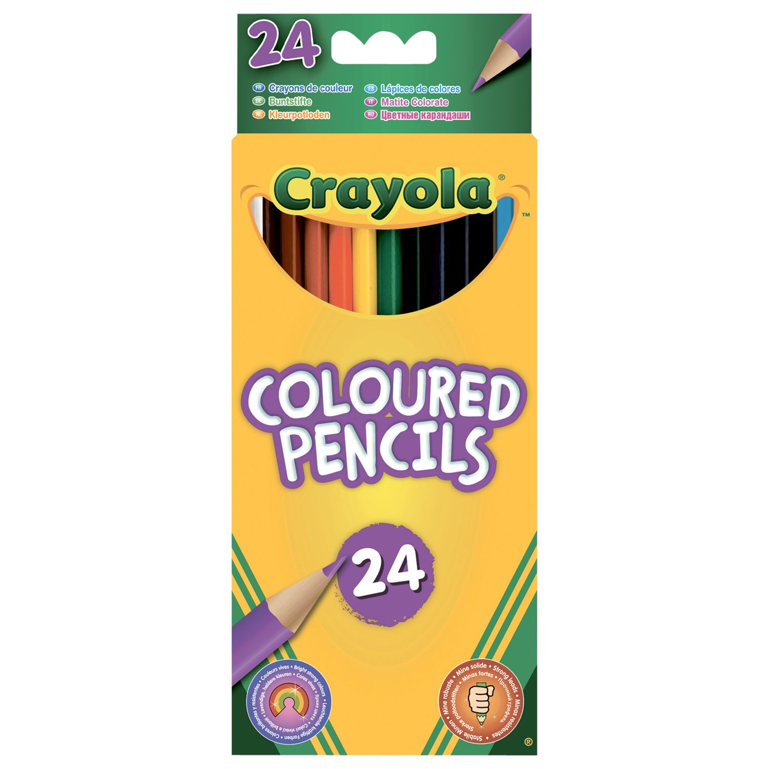 Crayola Colouring Pencils, Pack of 24