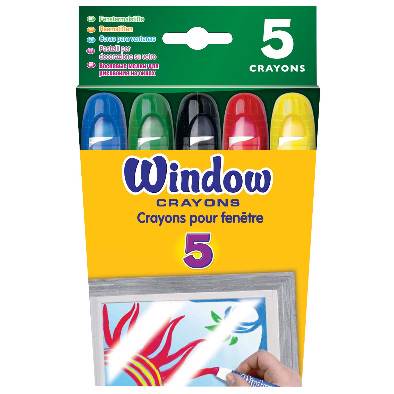 Crayola Window Crayons, Pack of 5