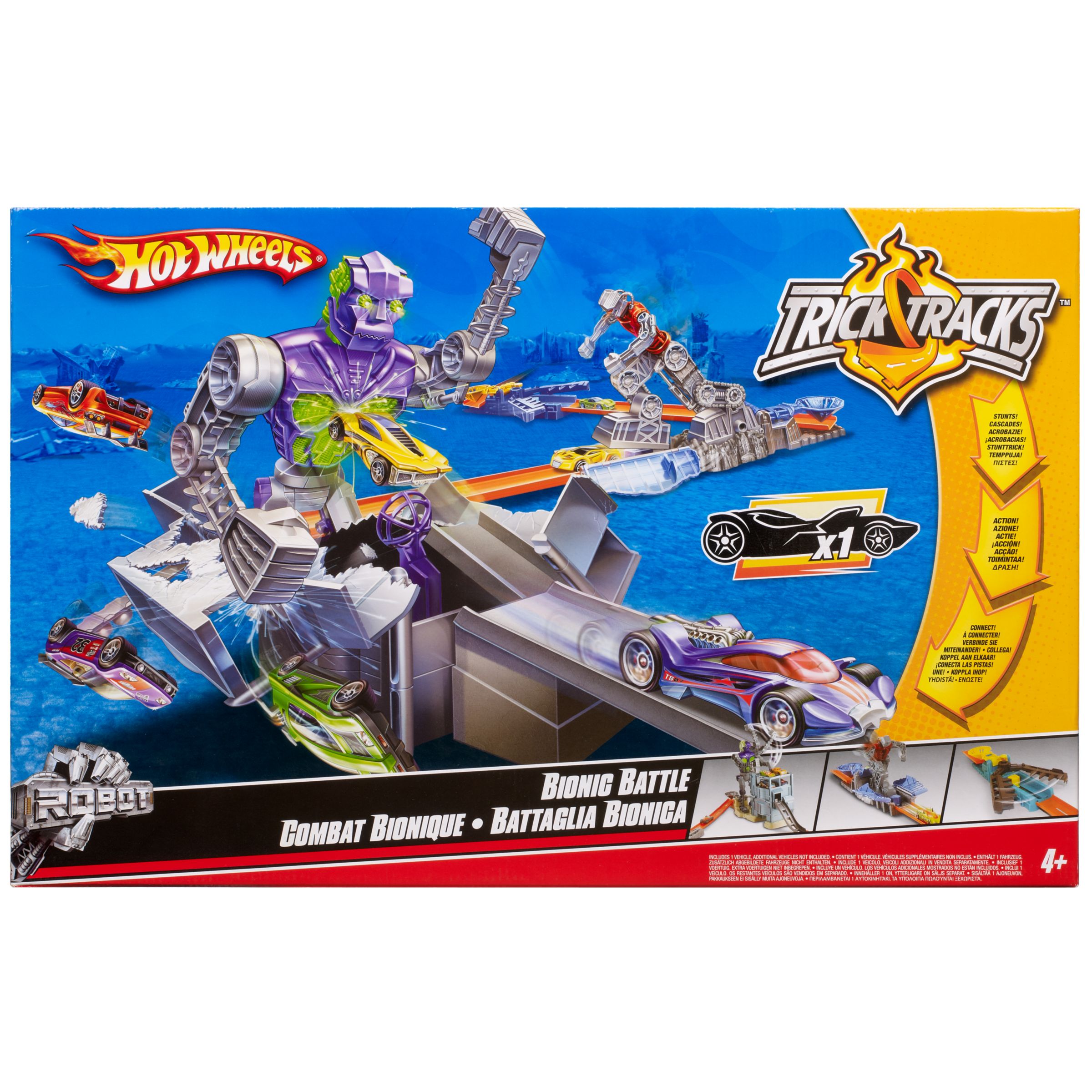 Hot Wheels Trick Tracks Bionic Bash