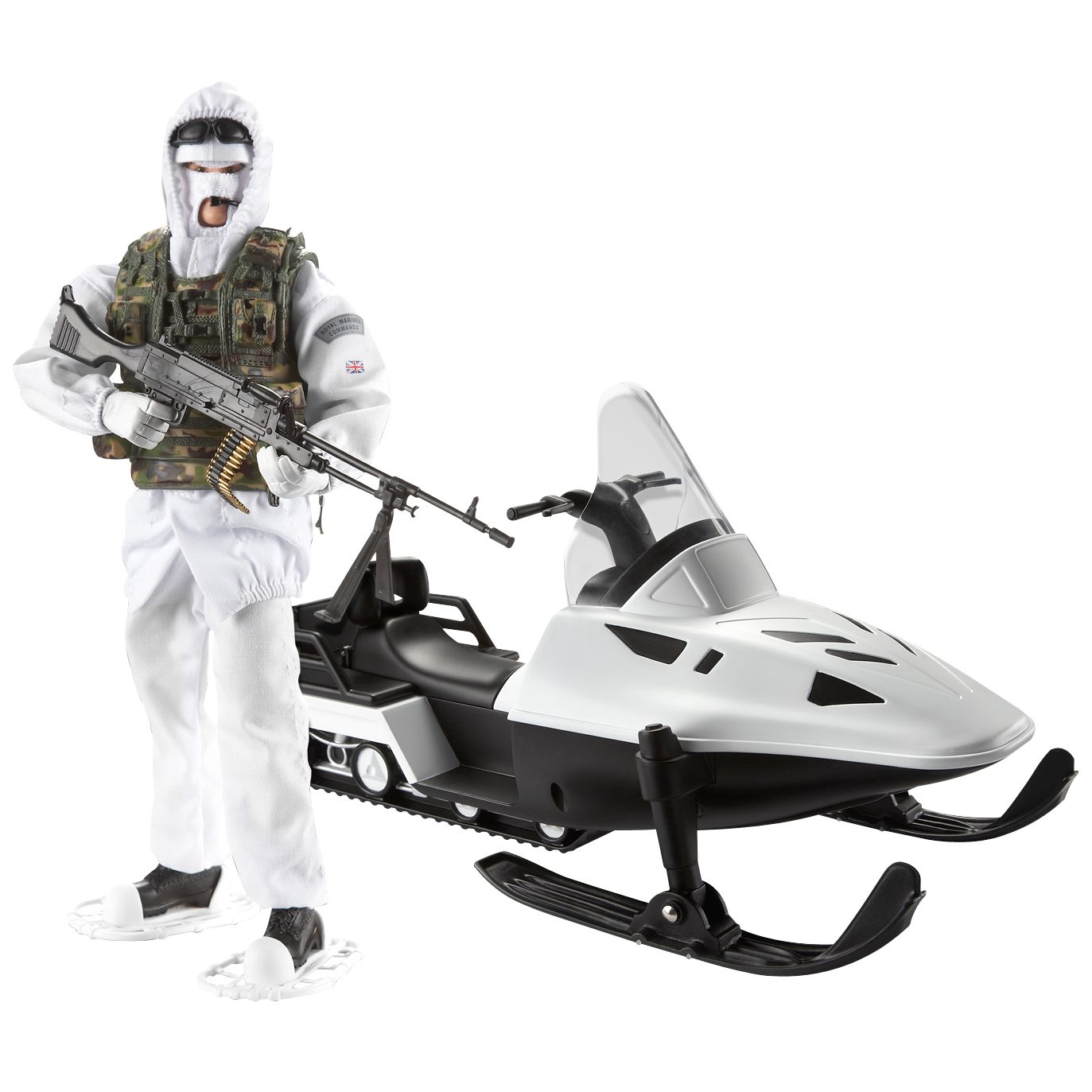Character Options Armed Forces Arctic Skidoo with Figure