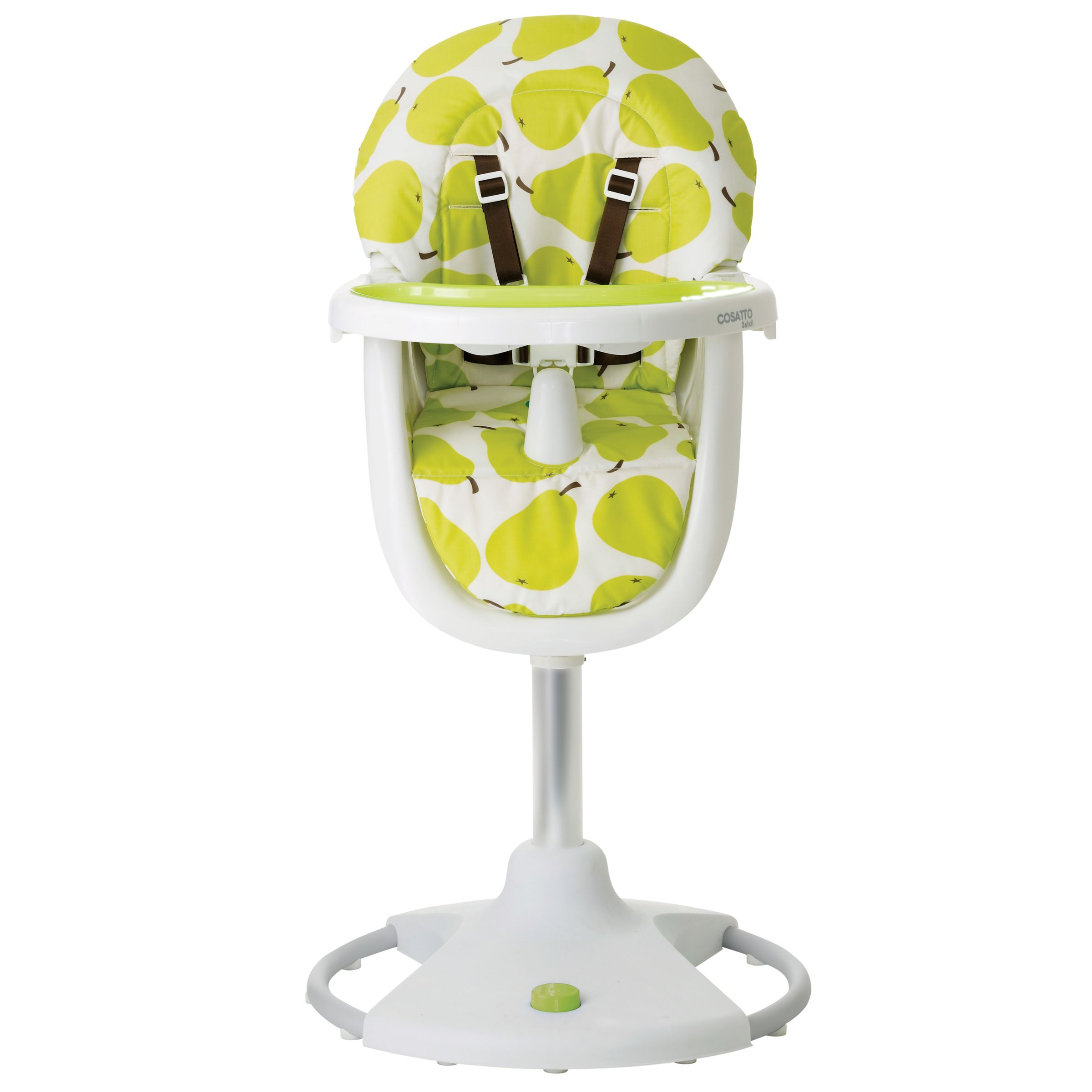 3Sixti Circle Pear Print Highchair, Green