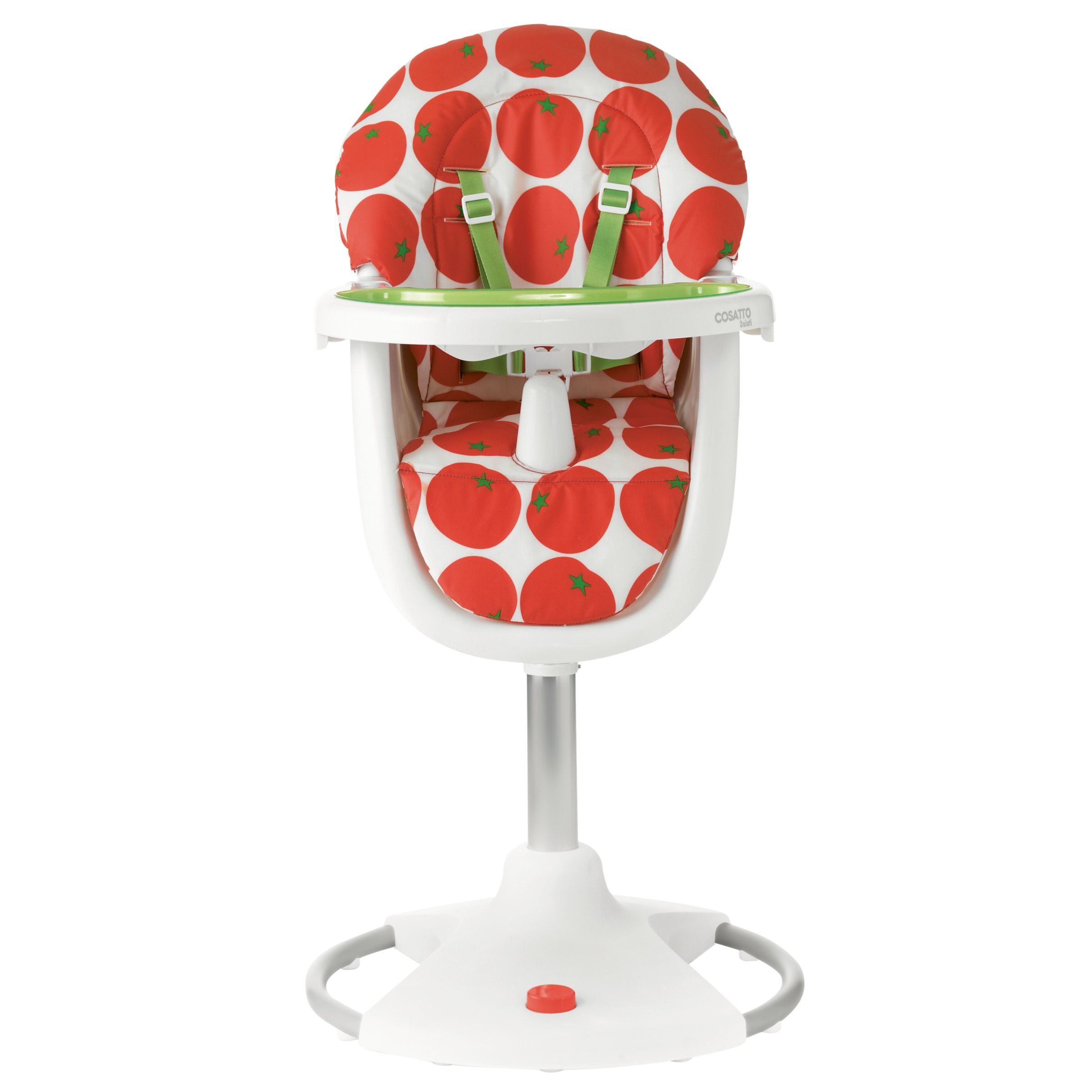 Cosatto 3Sixti Tomato Print Highchair, Red at John Lewis