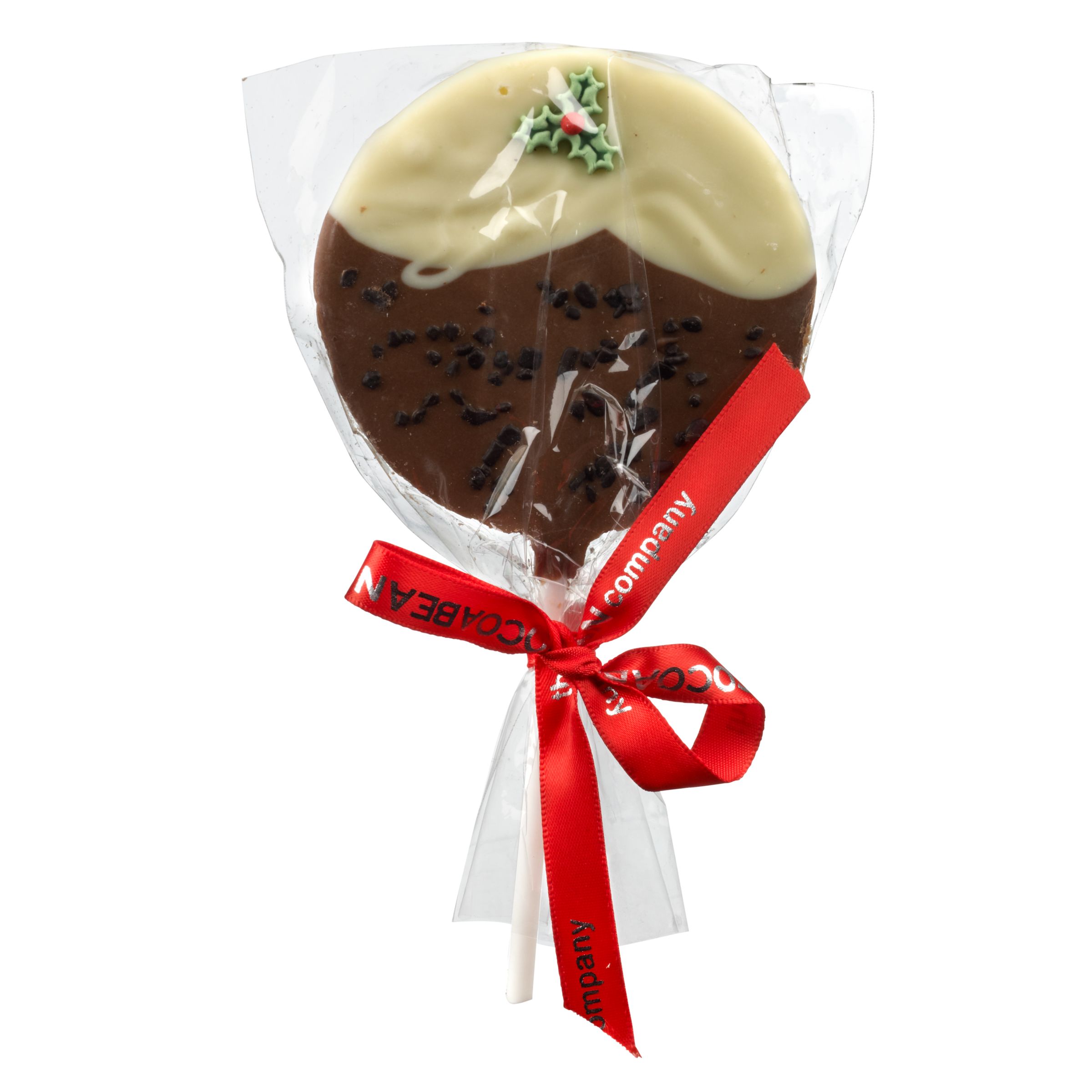 Cocoa Bean Company Christmas Pudding Lollipop, 50g