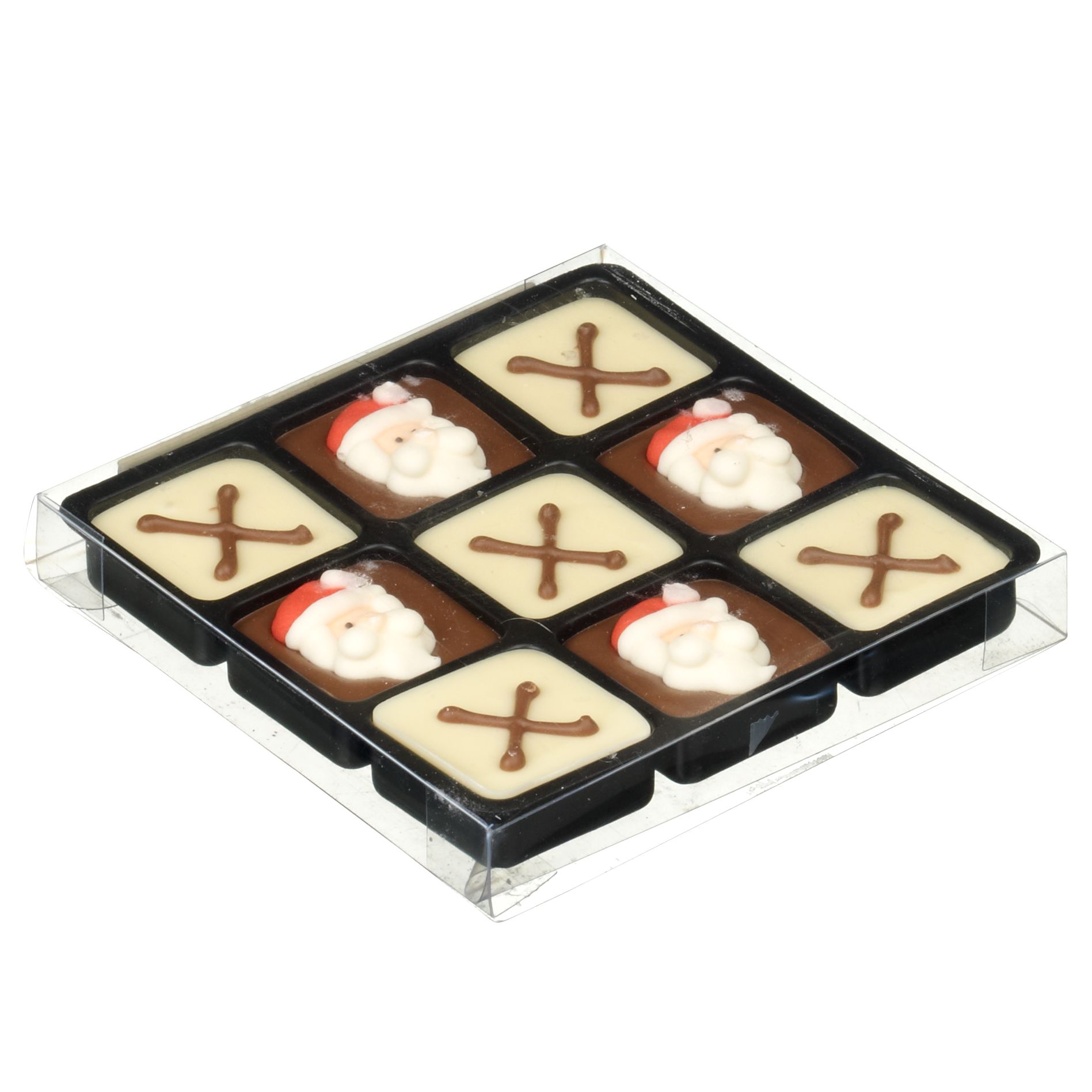 Cocoa Bean Company Santa Noughts & Crosses Chocolates, 90g