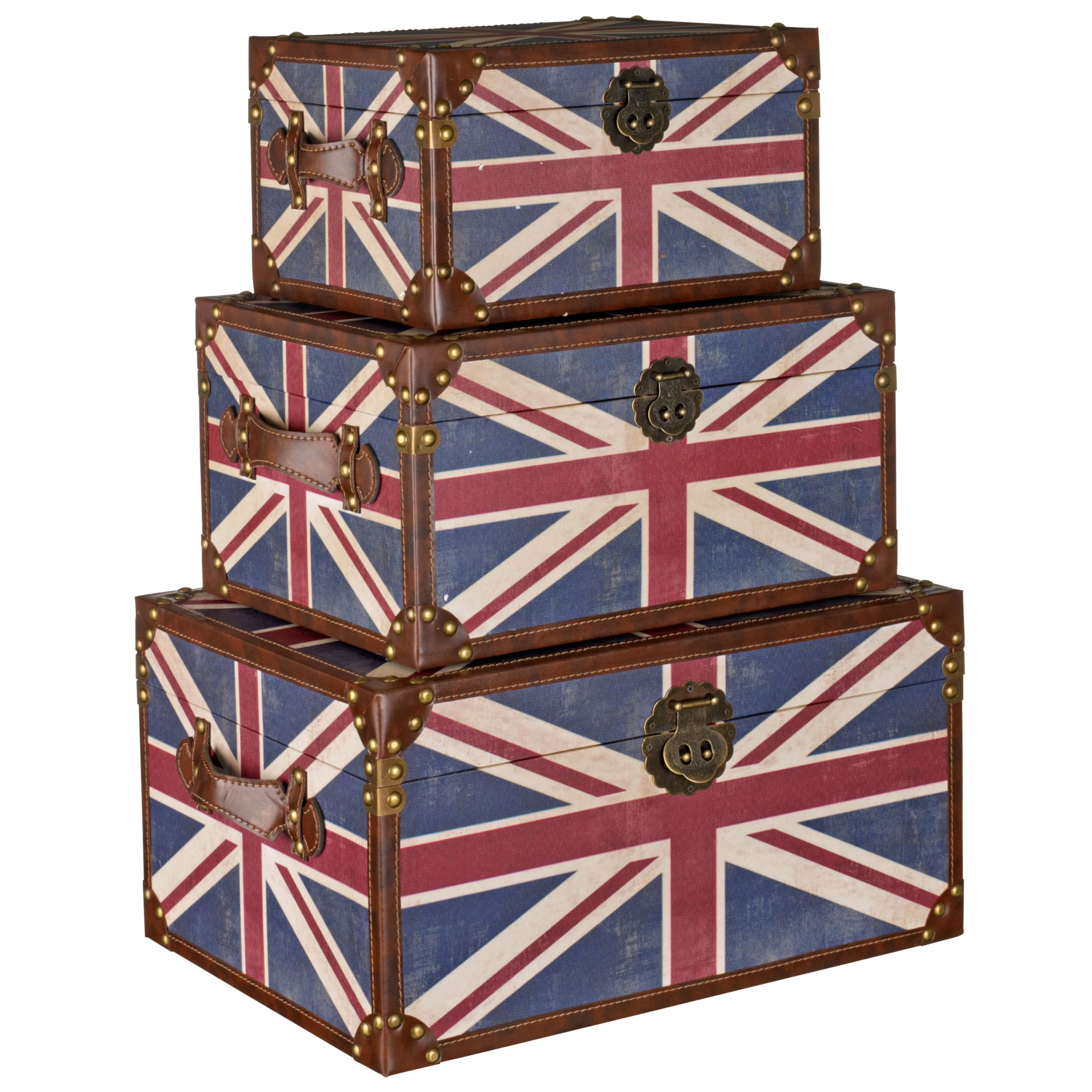 Decorative Trunk on Buy Union Jack Trunks  Set Of 3 Online At Johnlewis Com   John Lewis