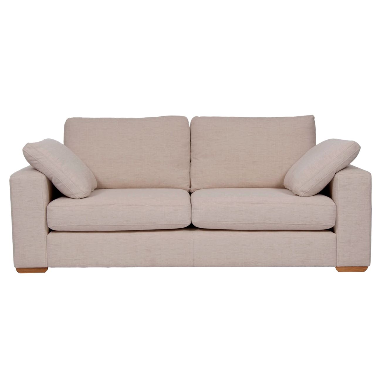 John Lewis Options Wide Arm Large Sofa, Model 12, Barnby Oyster at John Lewis