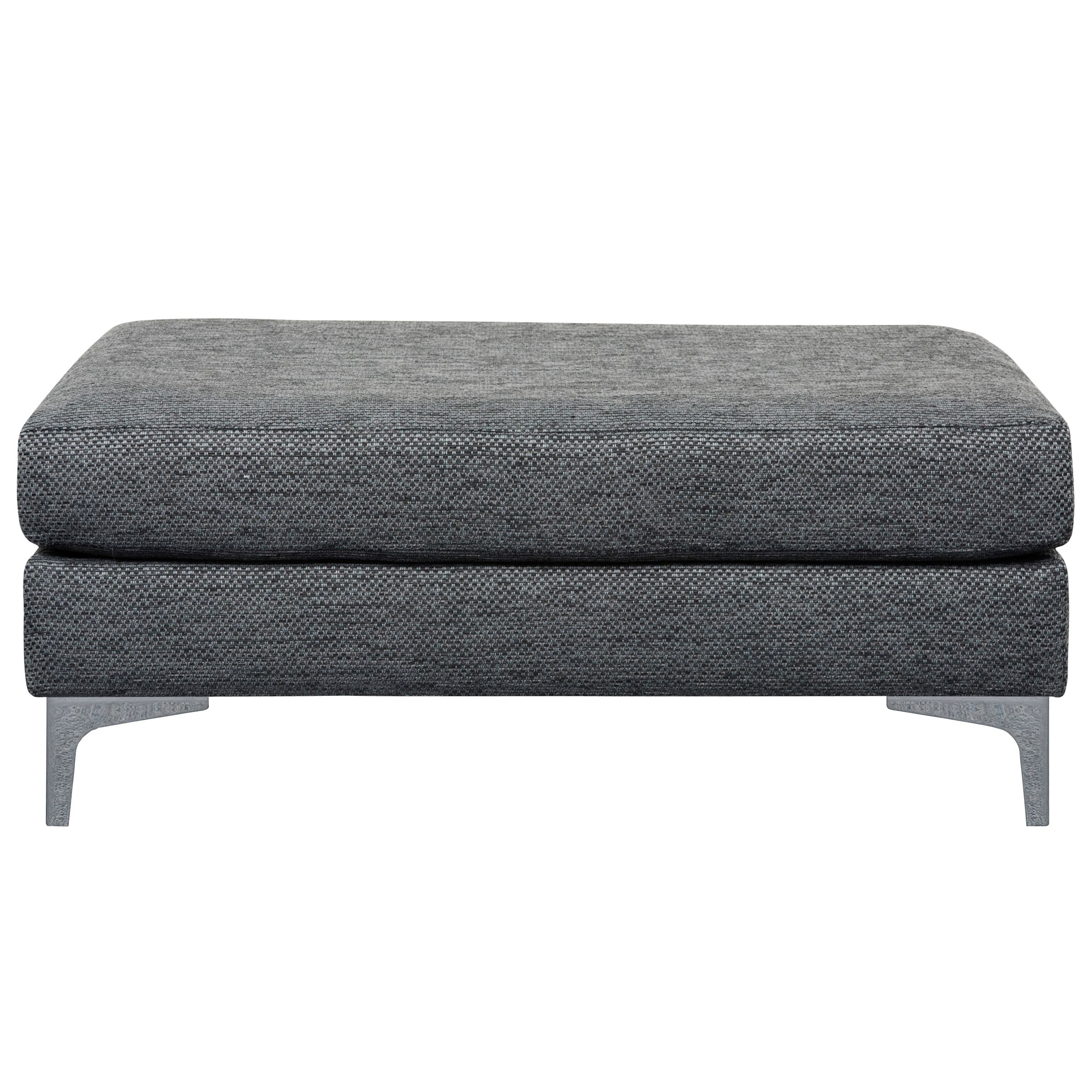 John Lewis Concept Footstool, Zinc at JohnLewis