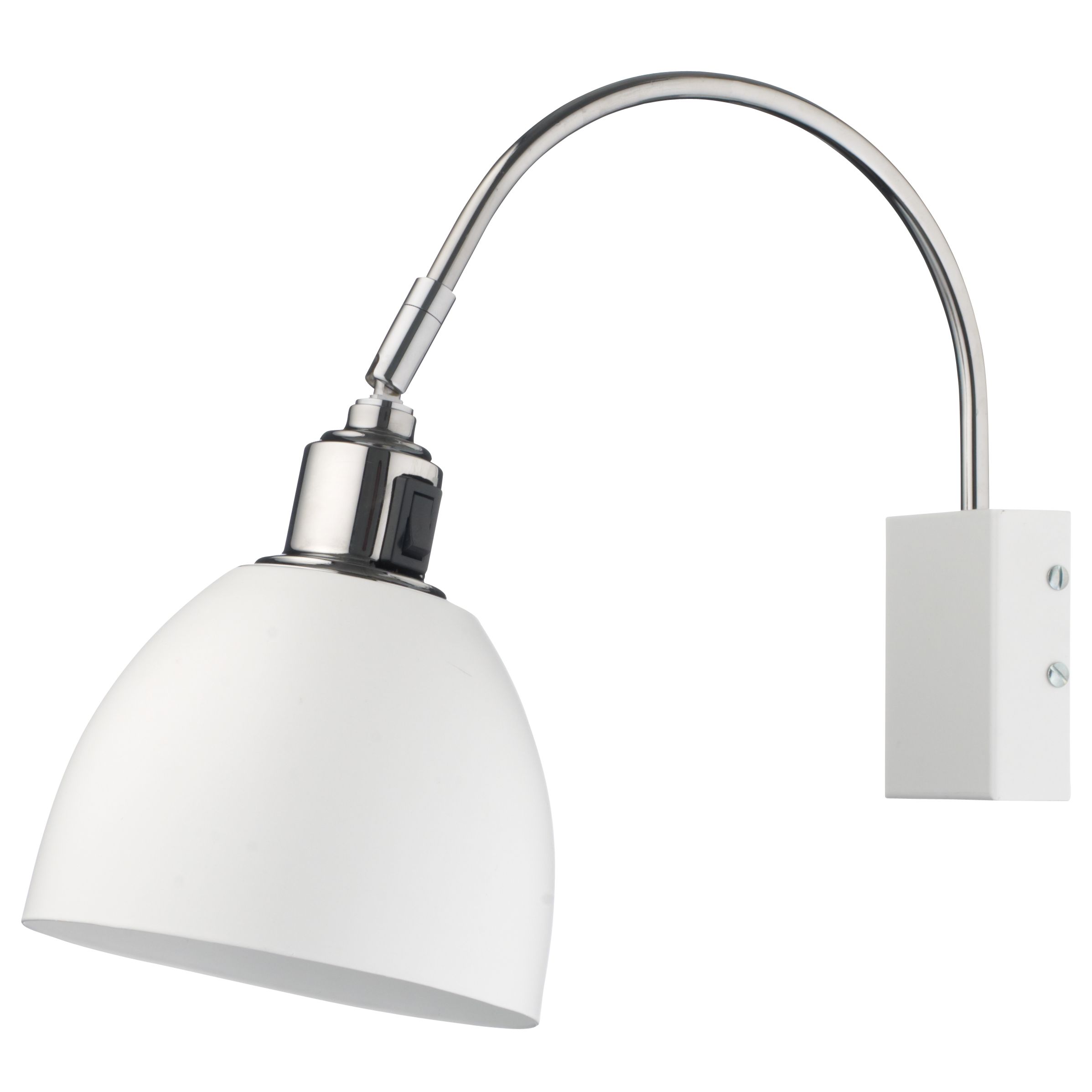 John Lewis Bogart Wall Light, White