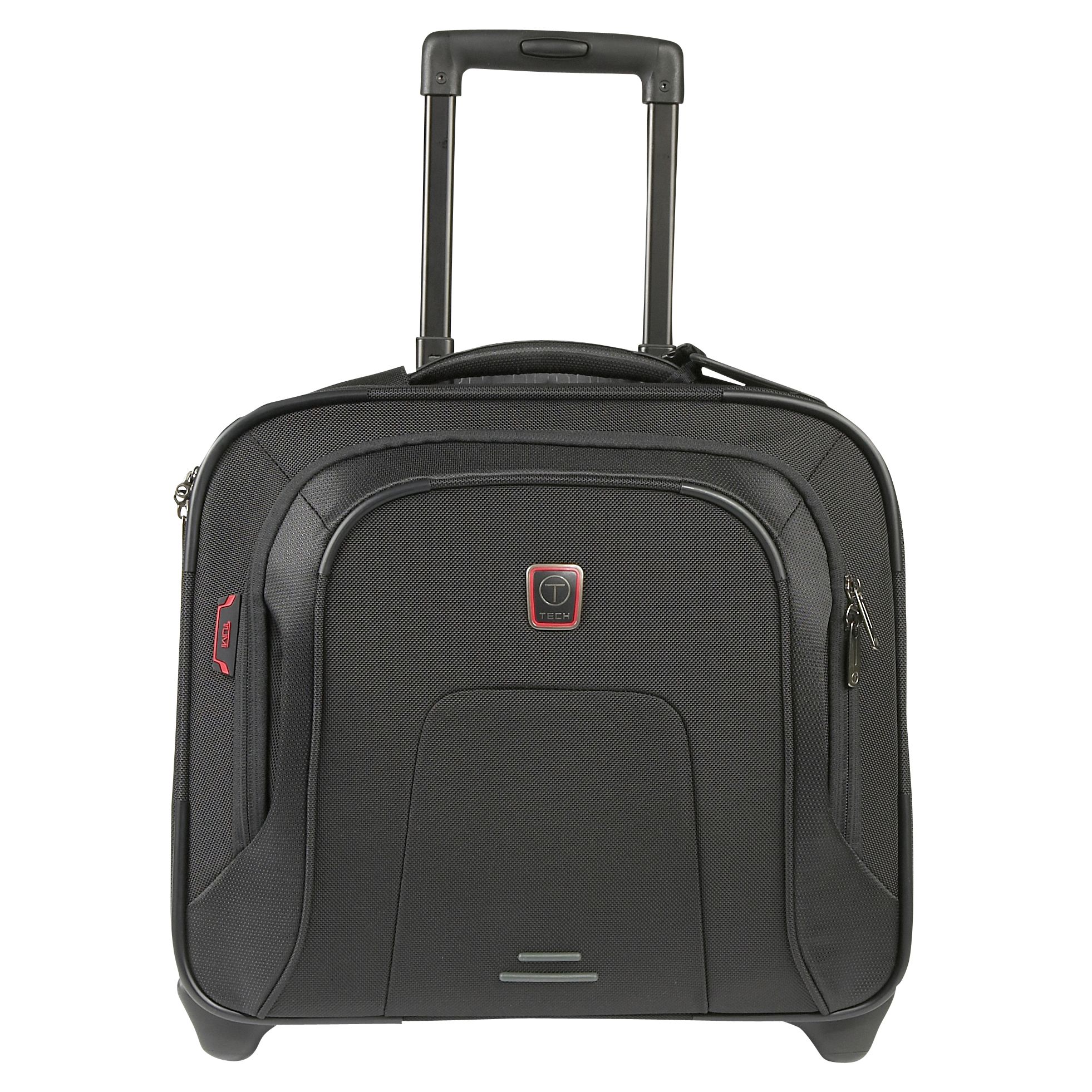 T-Tech by Tumi MacArthur 2-Wheel Laptop Briefcase, Black at John Lewis