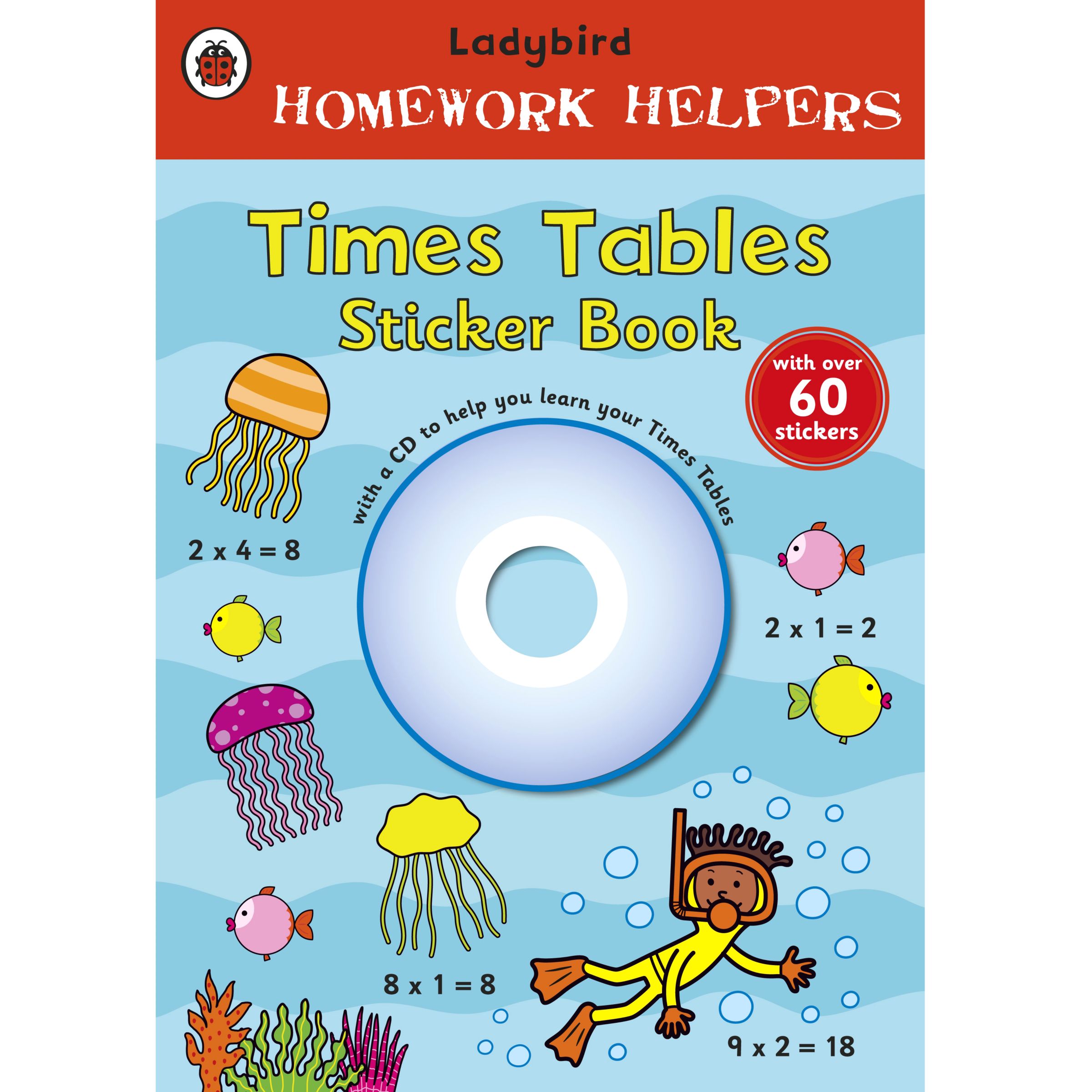 Ladybird Homework Helpers, Times Tables Sticker Book