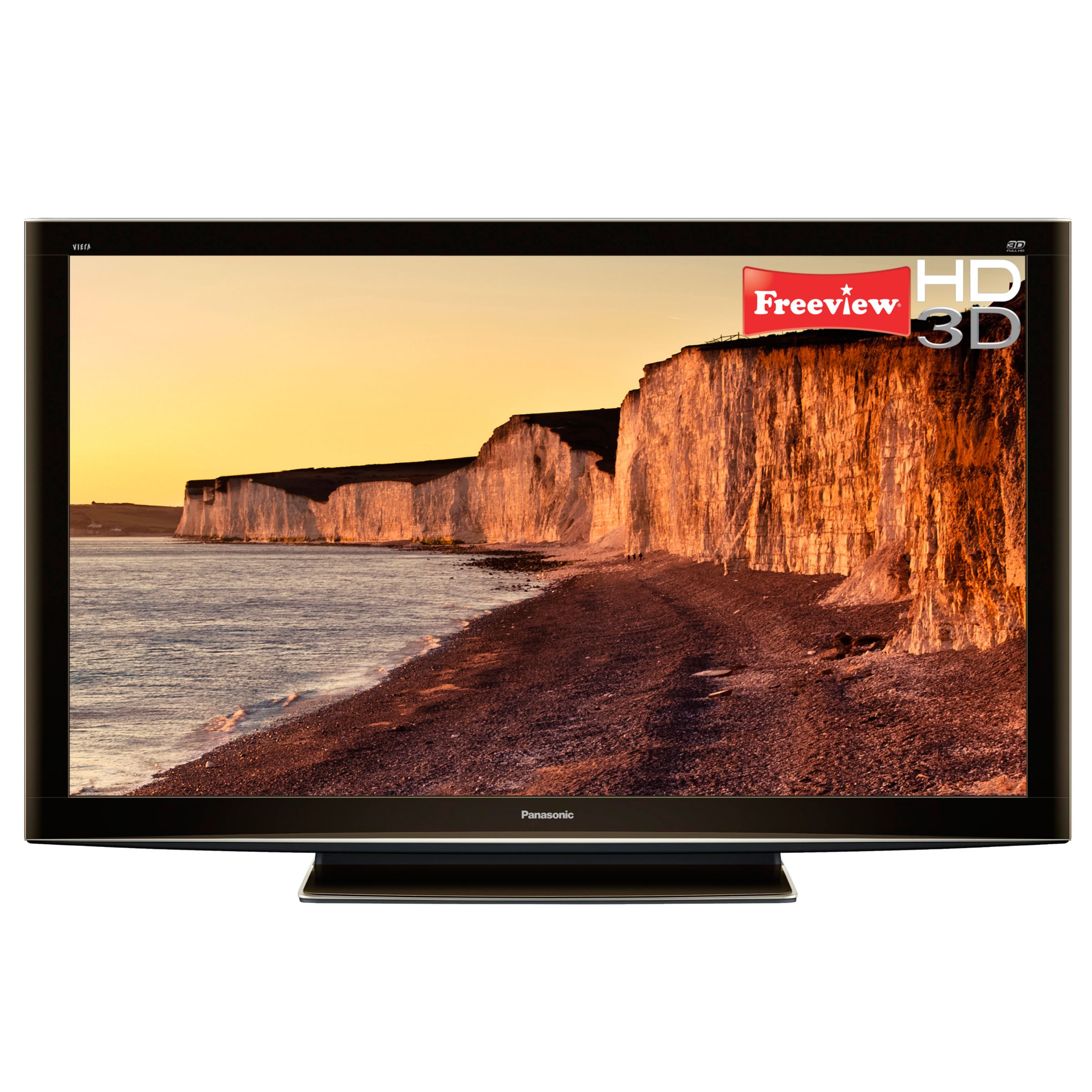 Panasonic Viera TX-P65VT20B Plasma HD 1080p 3D TV, 65" with Built-in freesat & Freeview HD at John Lewis