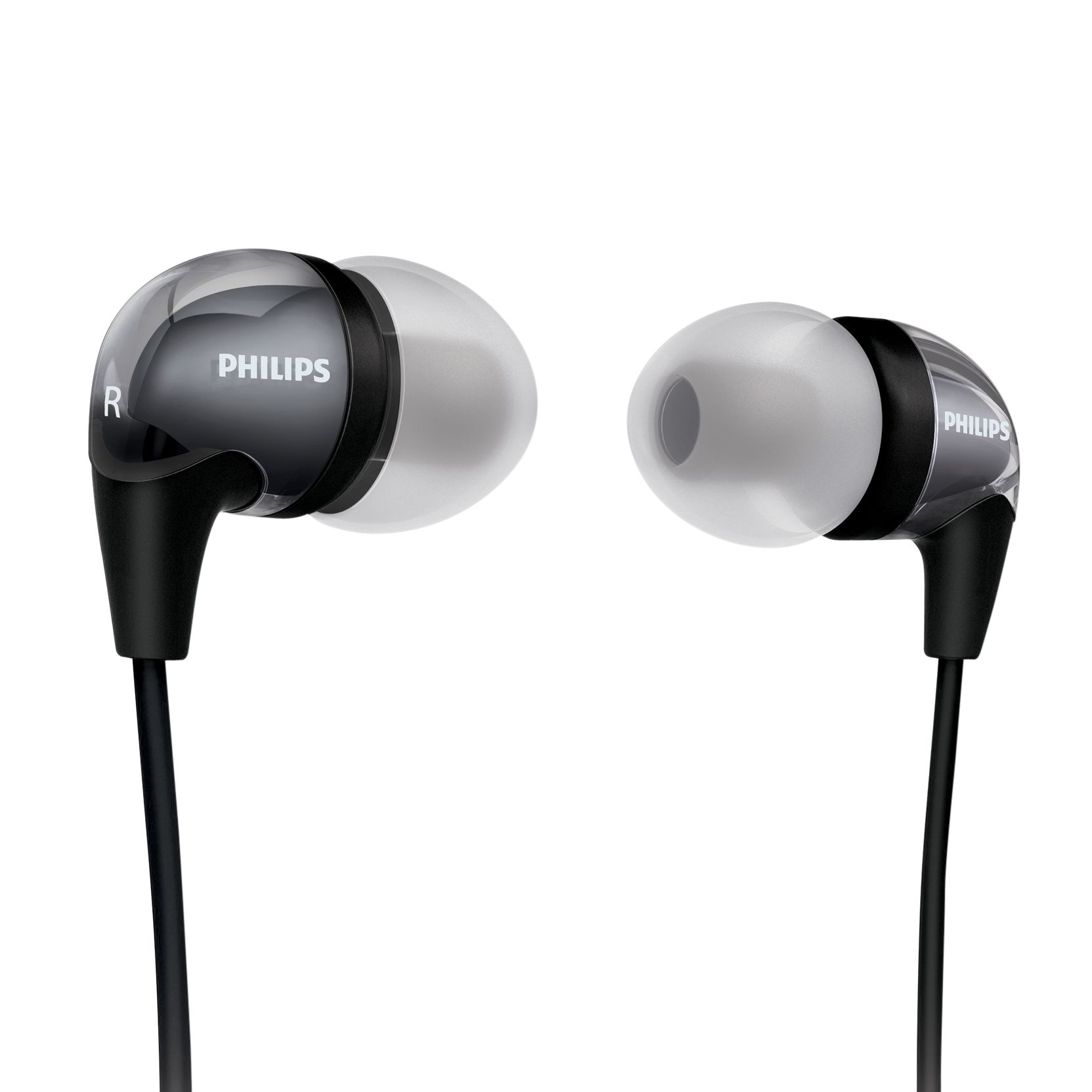 Philips SHE3680/10 In-Ear Headphones, Black
