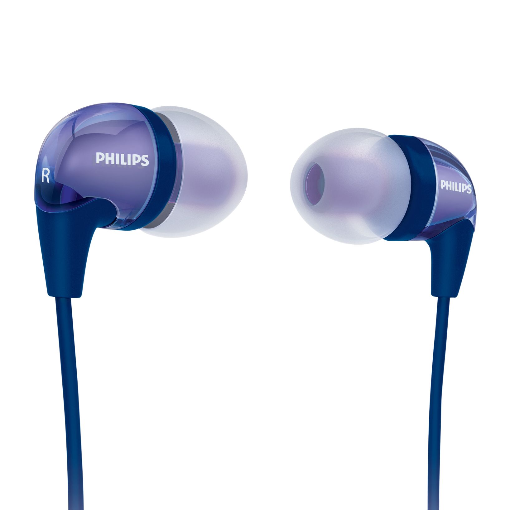 Philips SHE3682/10 In-Ear Headphones, Blue
