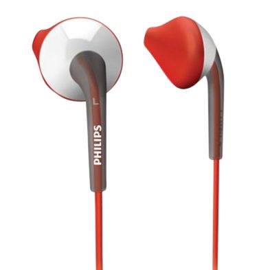 Philips SHQ1000/10 In-Ear Headphones, Red
