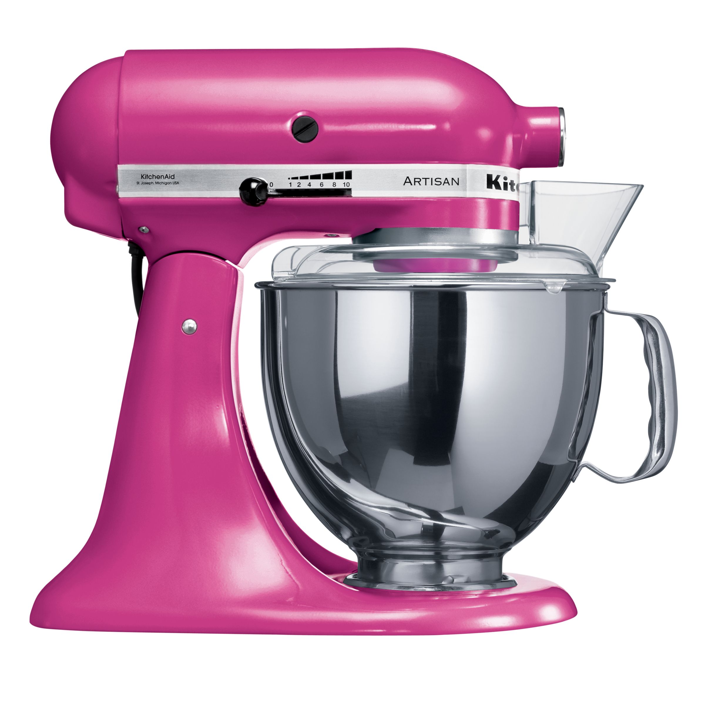 KitchenAid Artisan Stand Mixer, Cranberry at John Lewis