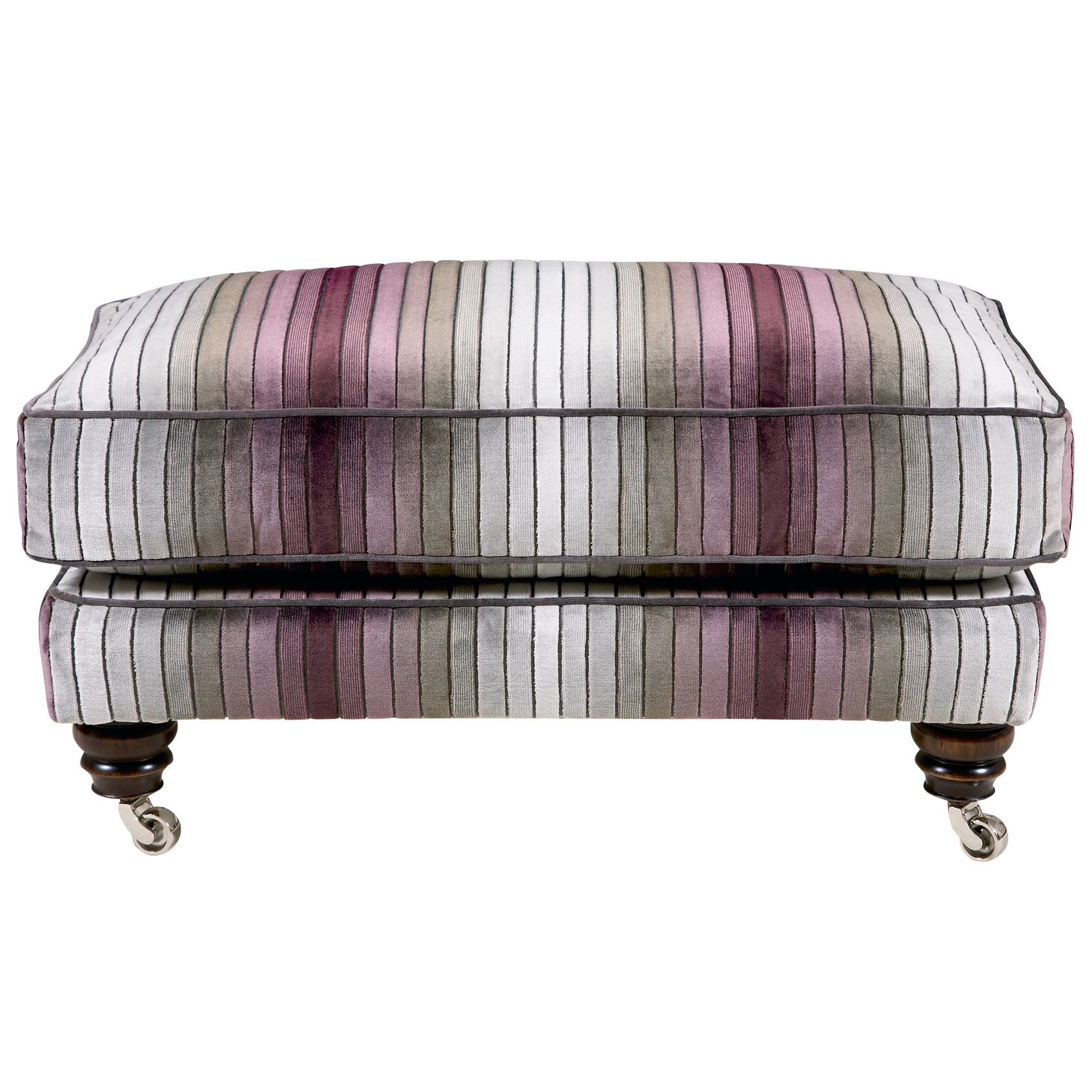 Duresta Walcot Footstool, Velluti Stripe at John Lewis