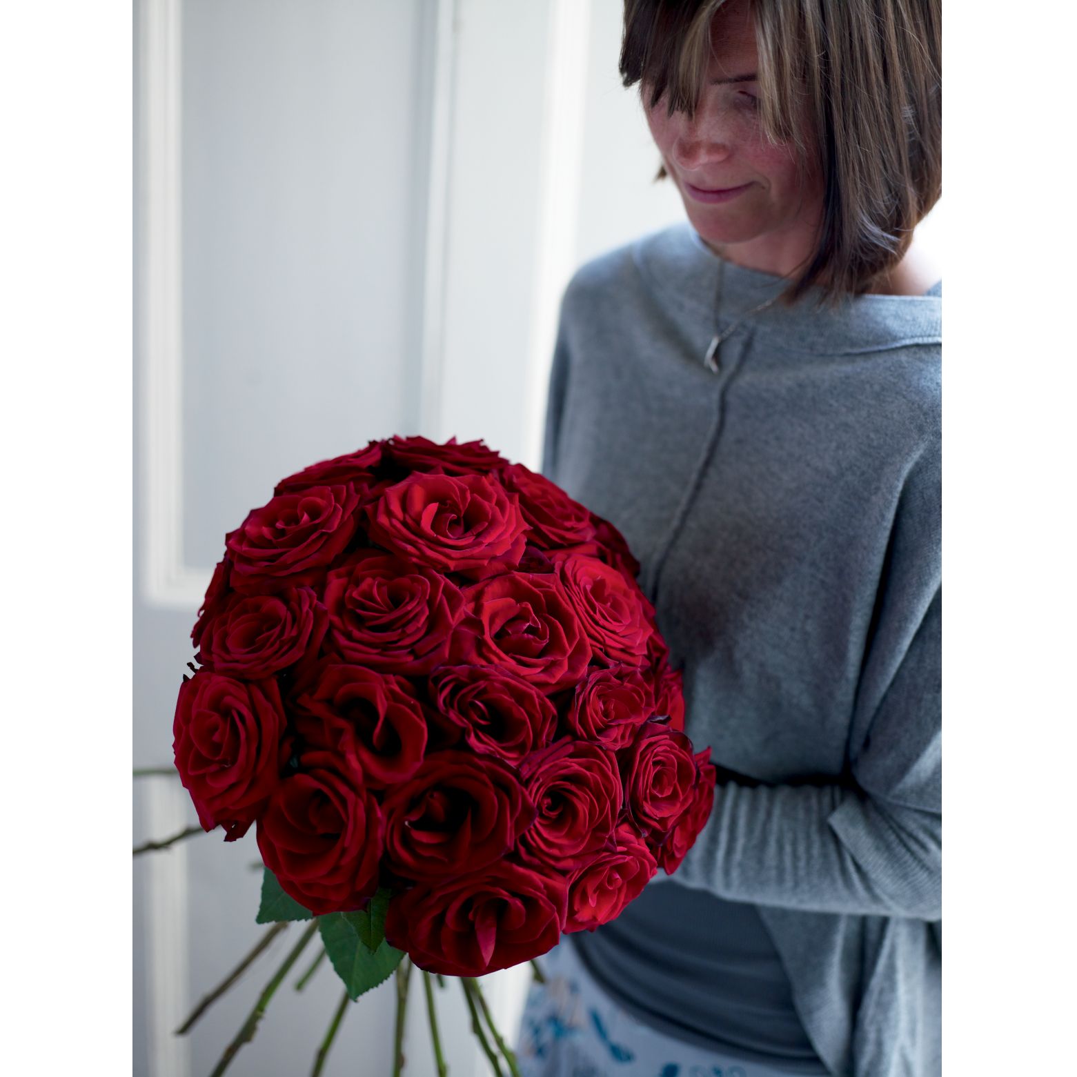Two Dozen Grand Prix Roses Gift Set
