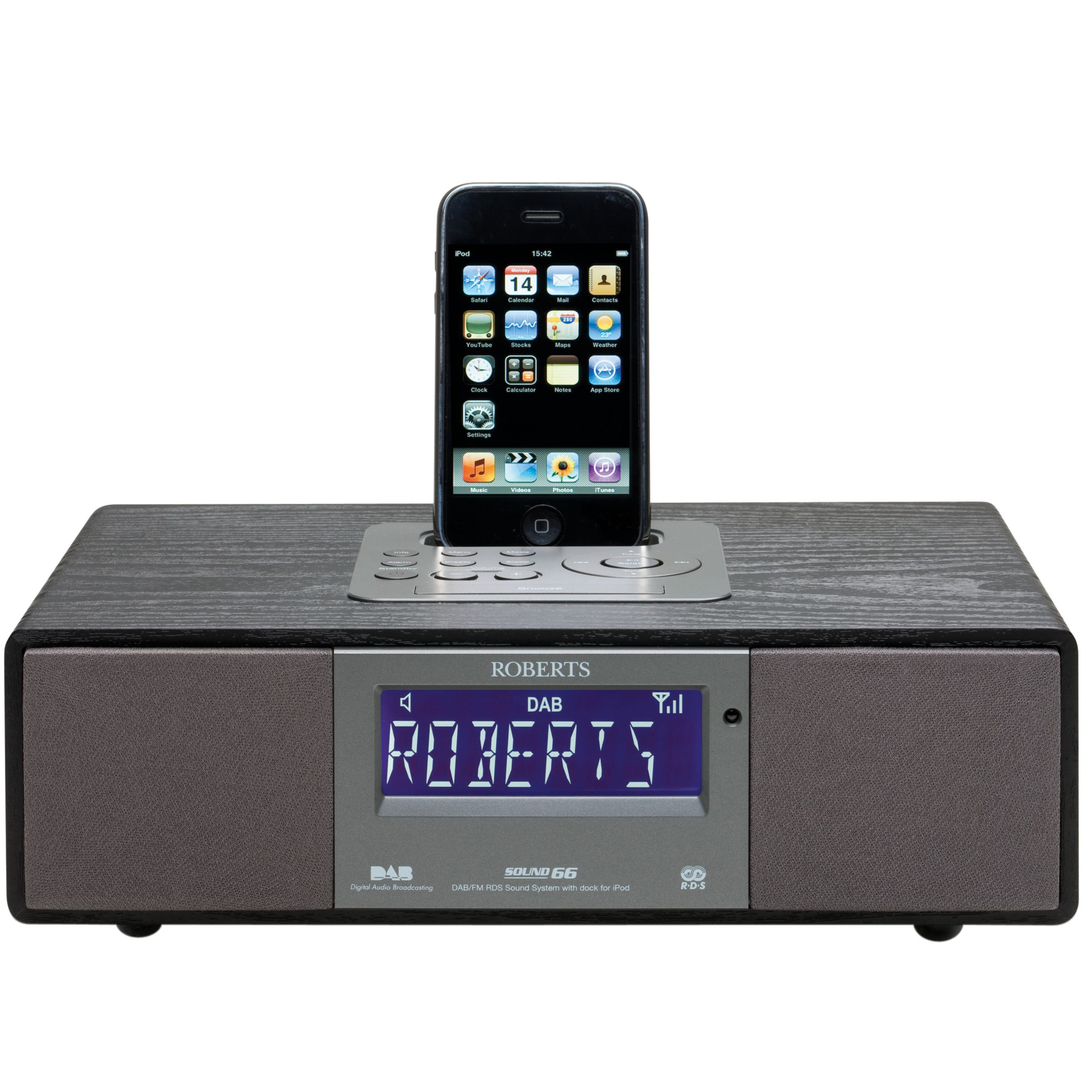 ROBERTS SOUND 66 DAB/iPod Dock Radio at John Lewis