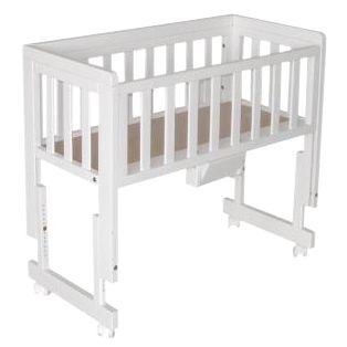 Troll Bedside Crib, White at John Lewis