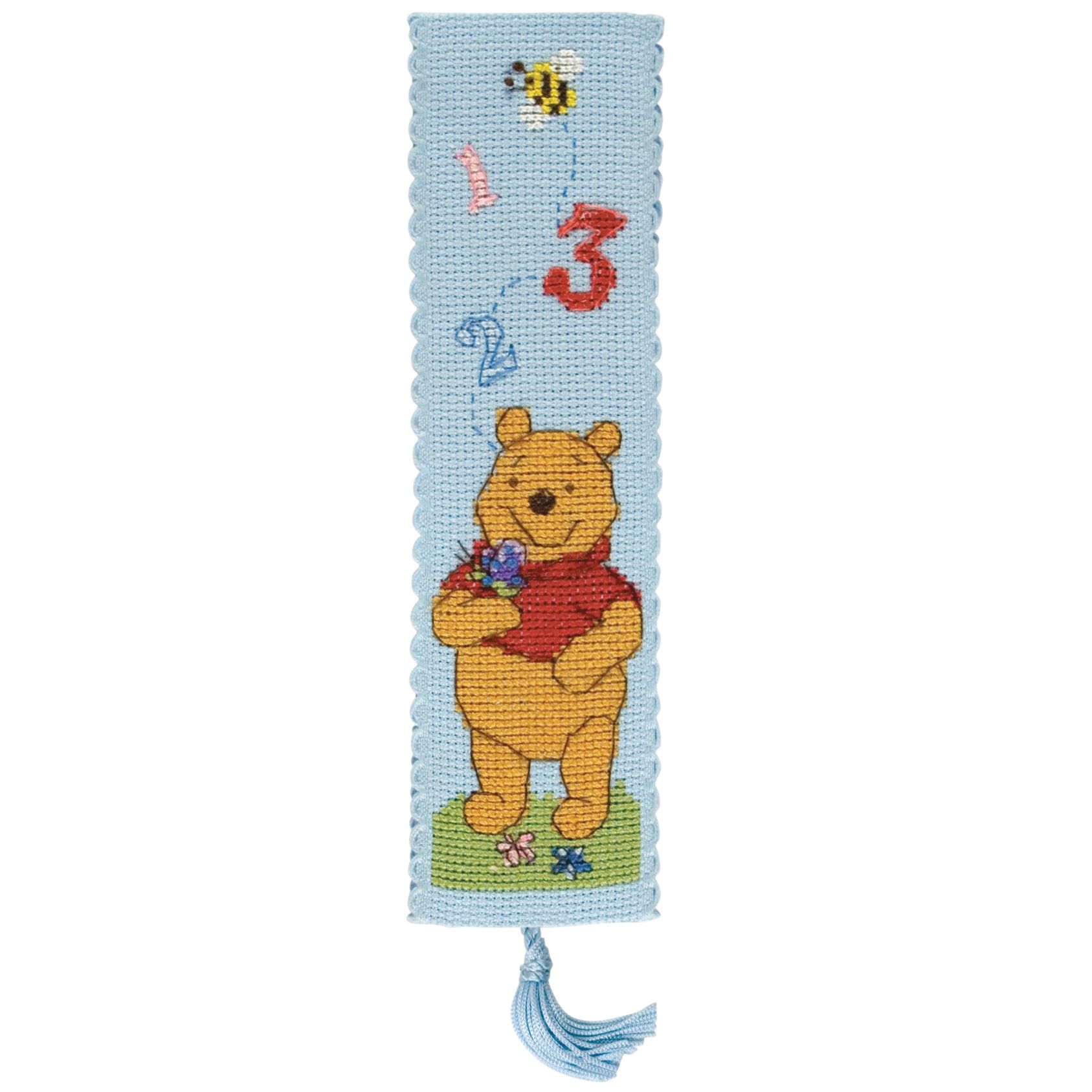 John Lewis Anchor 123 Winnie The Pooh Bookmark Cross Stitch