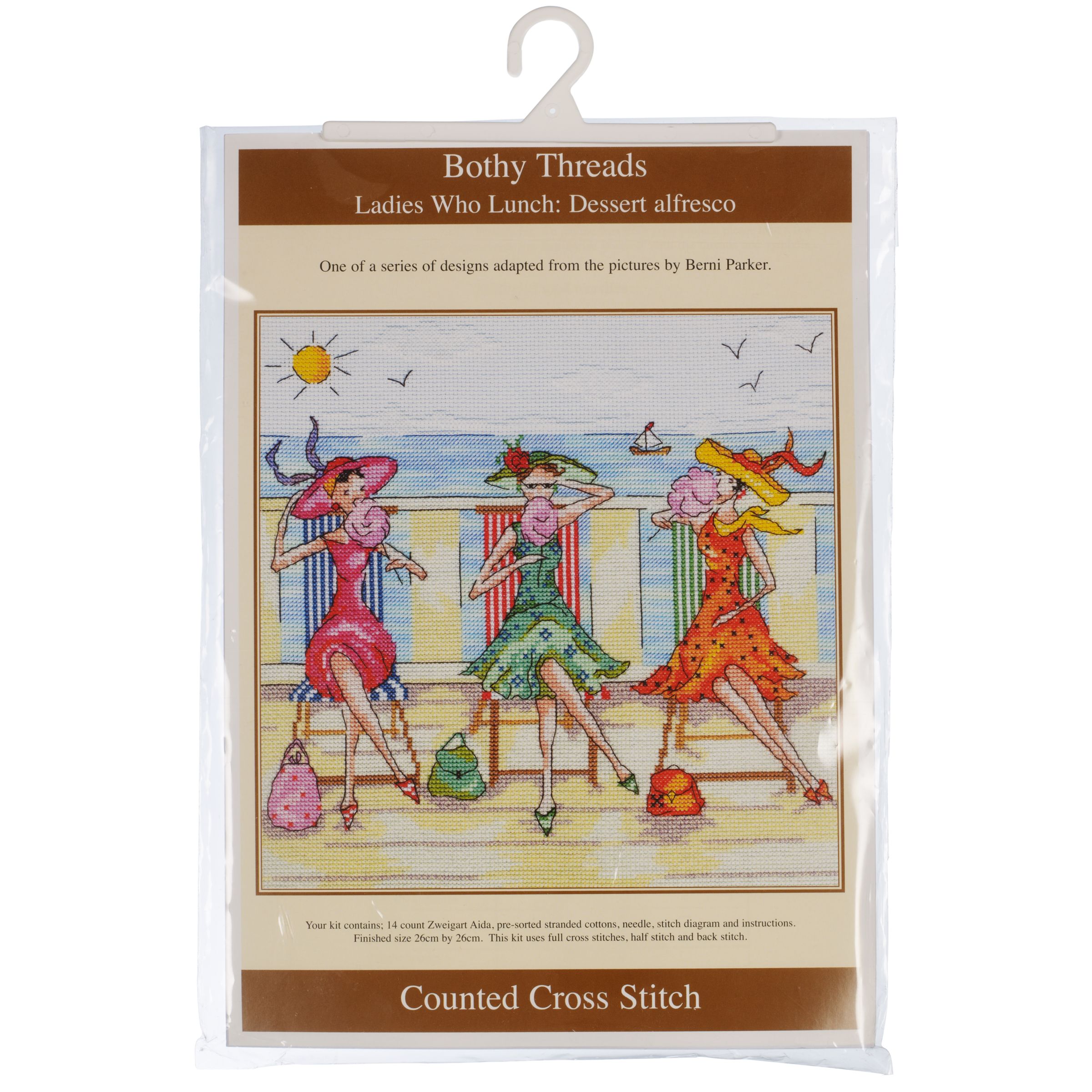 Bothy Threads Ladies Who Lunch: Dessert Alfresco Cross Stitch Kit