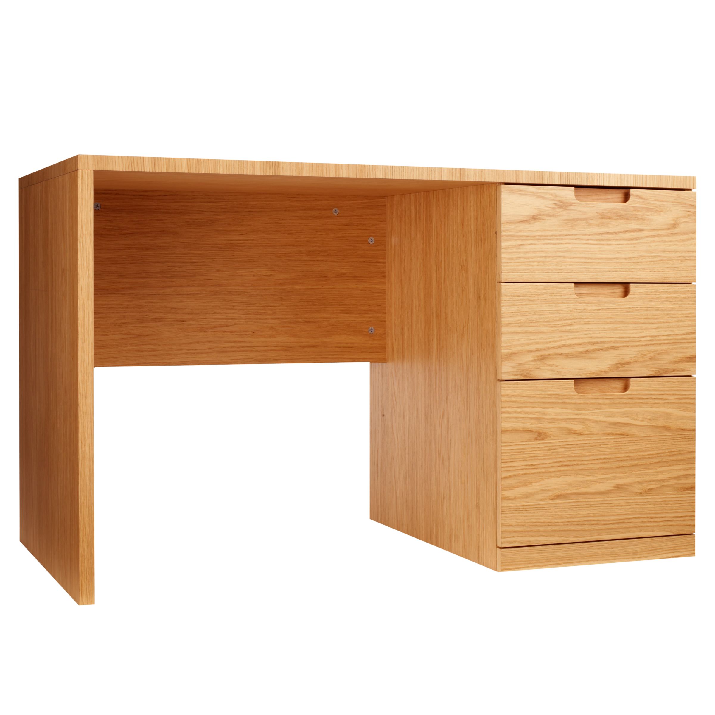 John Lewis Abacus Filing Desk, Oak at John Lewis