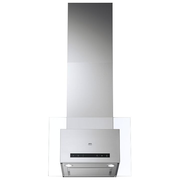 AEG DD9863M Chimney Cooker Hood, Stainless Steel at JohnLewis