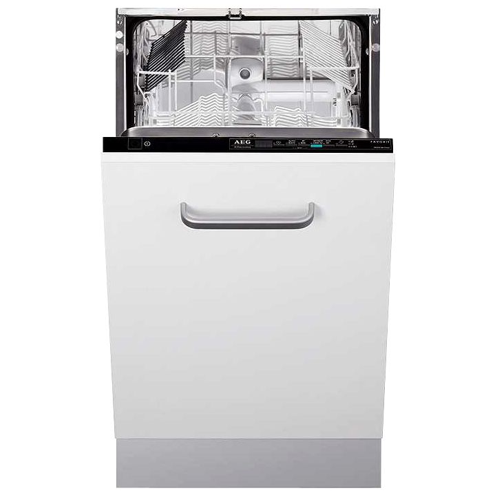 AEG F85480VI Slimline Integrated Dishwasher at John Lewis