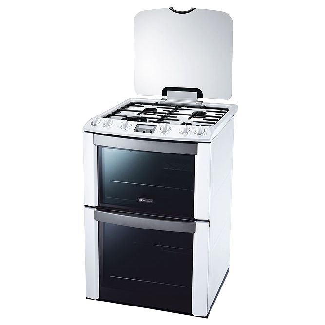 Electrolux EKG603202W Gas Cooker, White at John Lewis